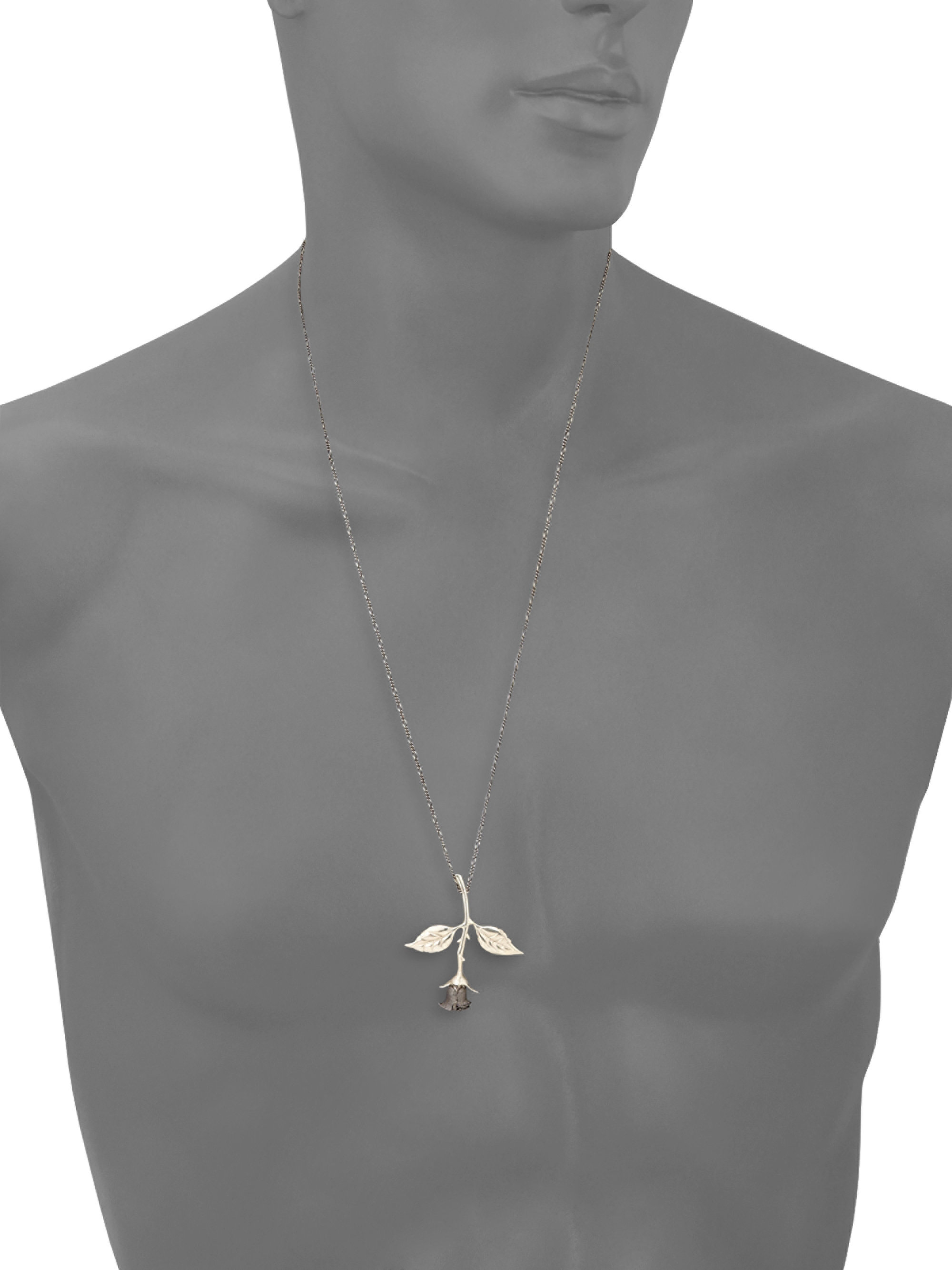 rose necklace mens