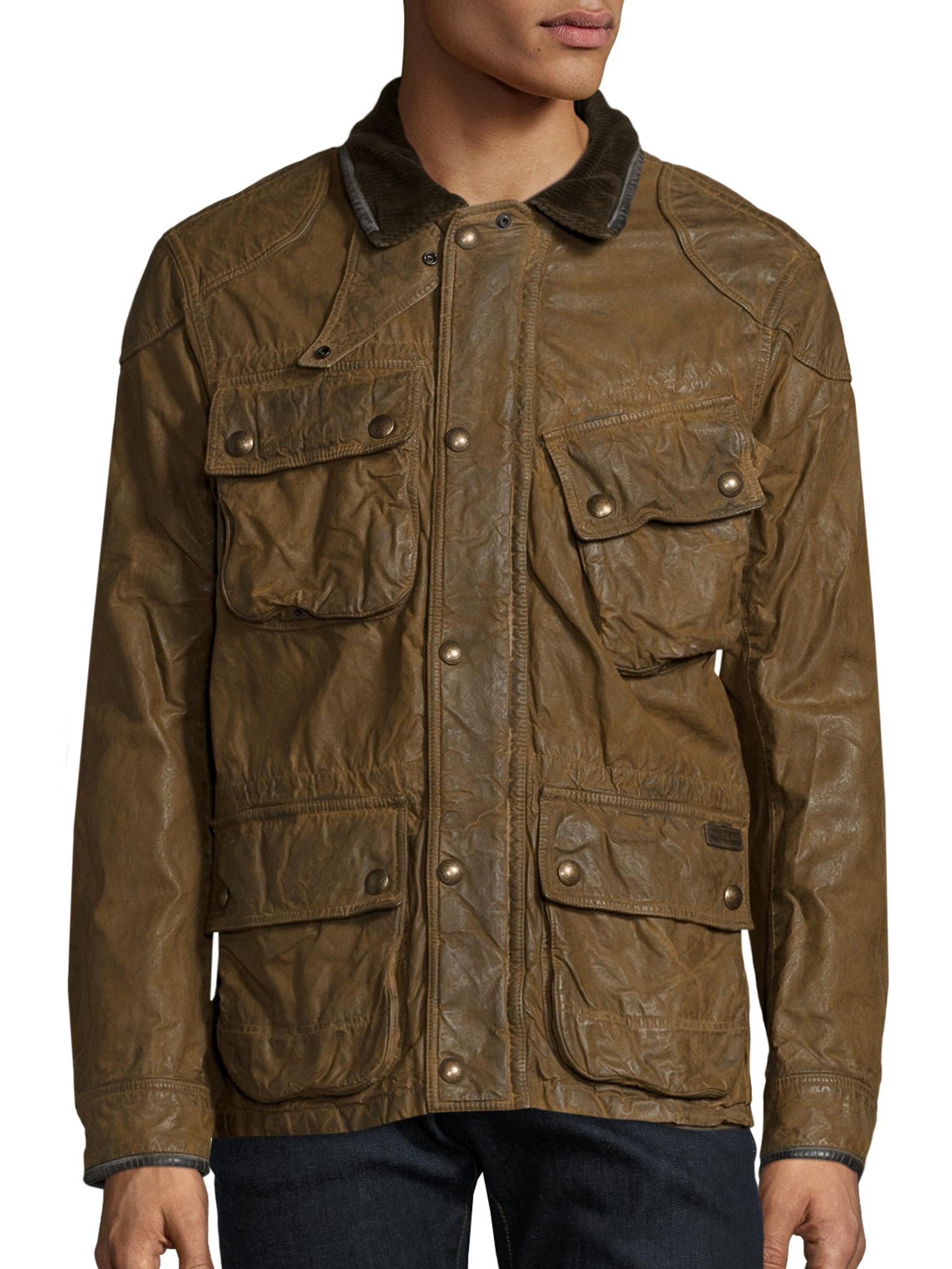 Polo Ralph Lauren Daytona Biker Jacket In Brown For Men Lyst Polo Ralph Lauren Men S Brown Daytona Biker Jacket