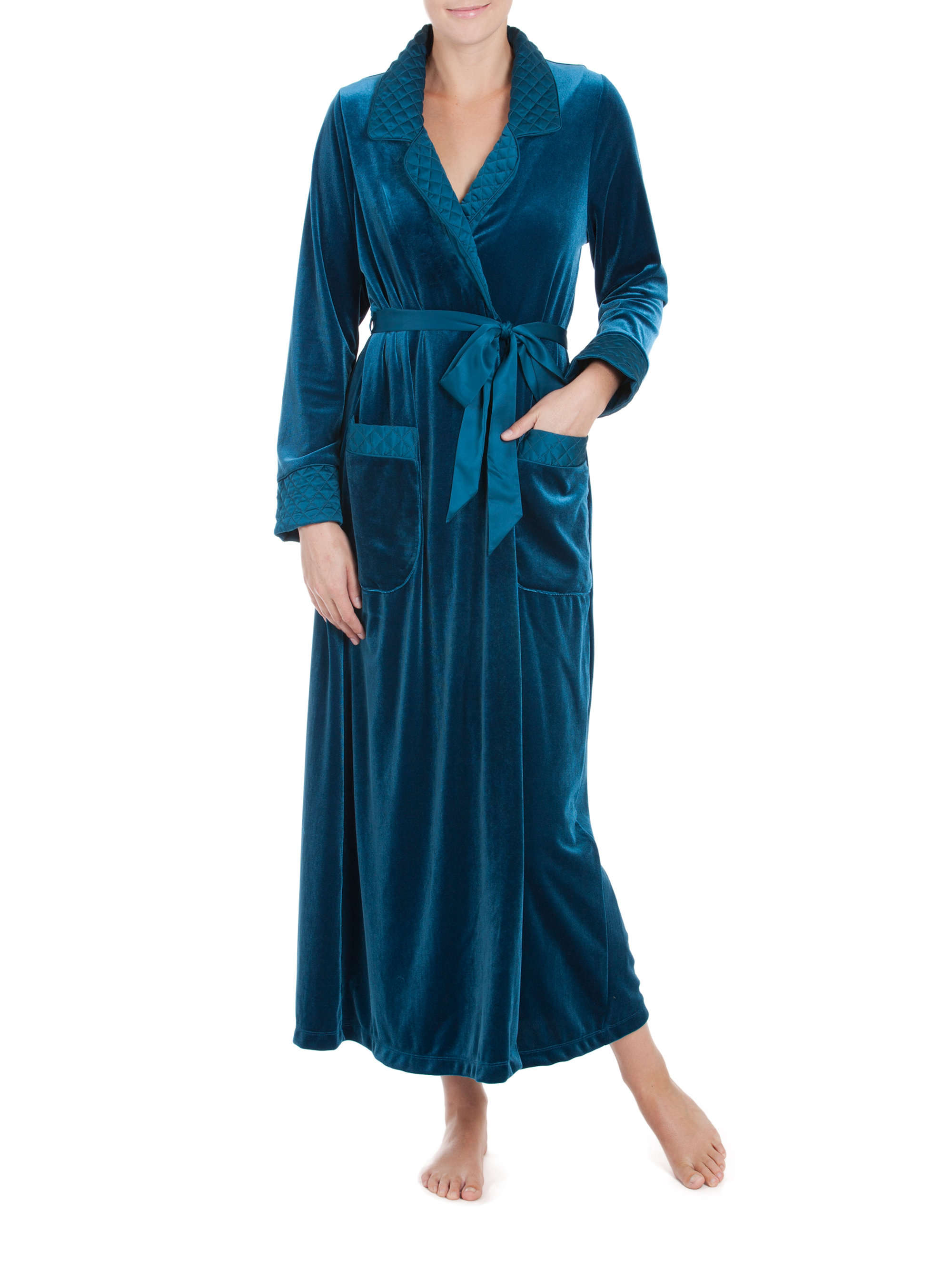 long velvet robe