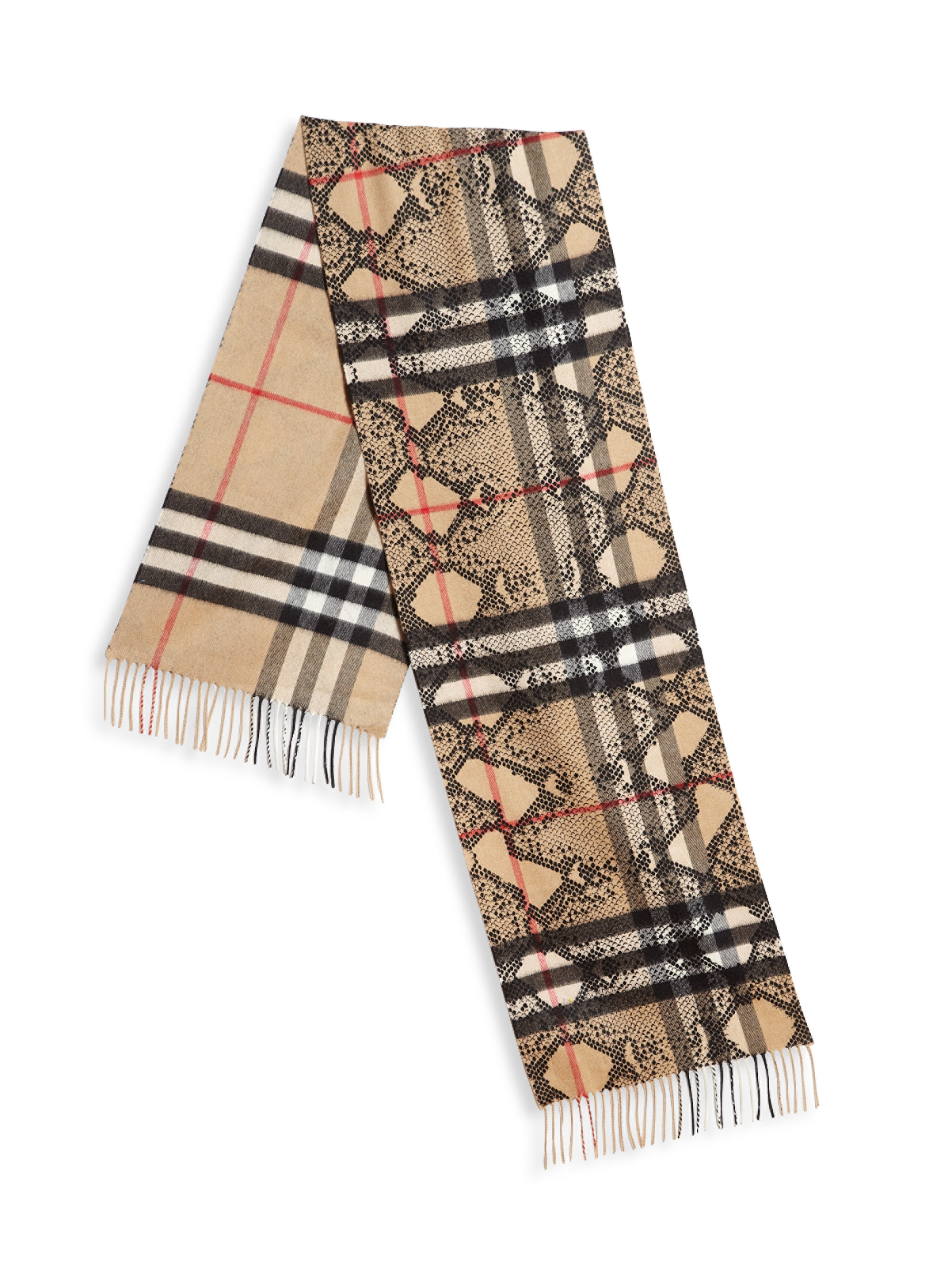 burberry python scarf