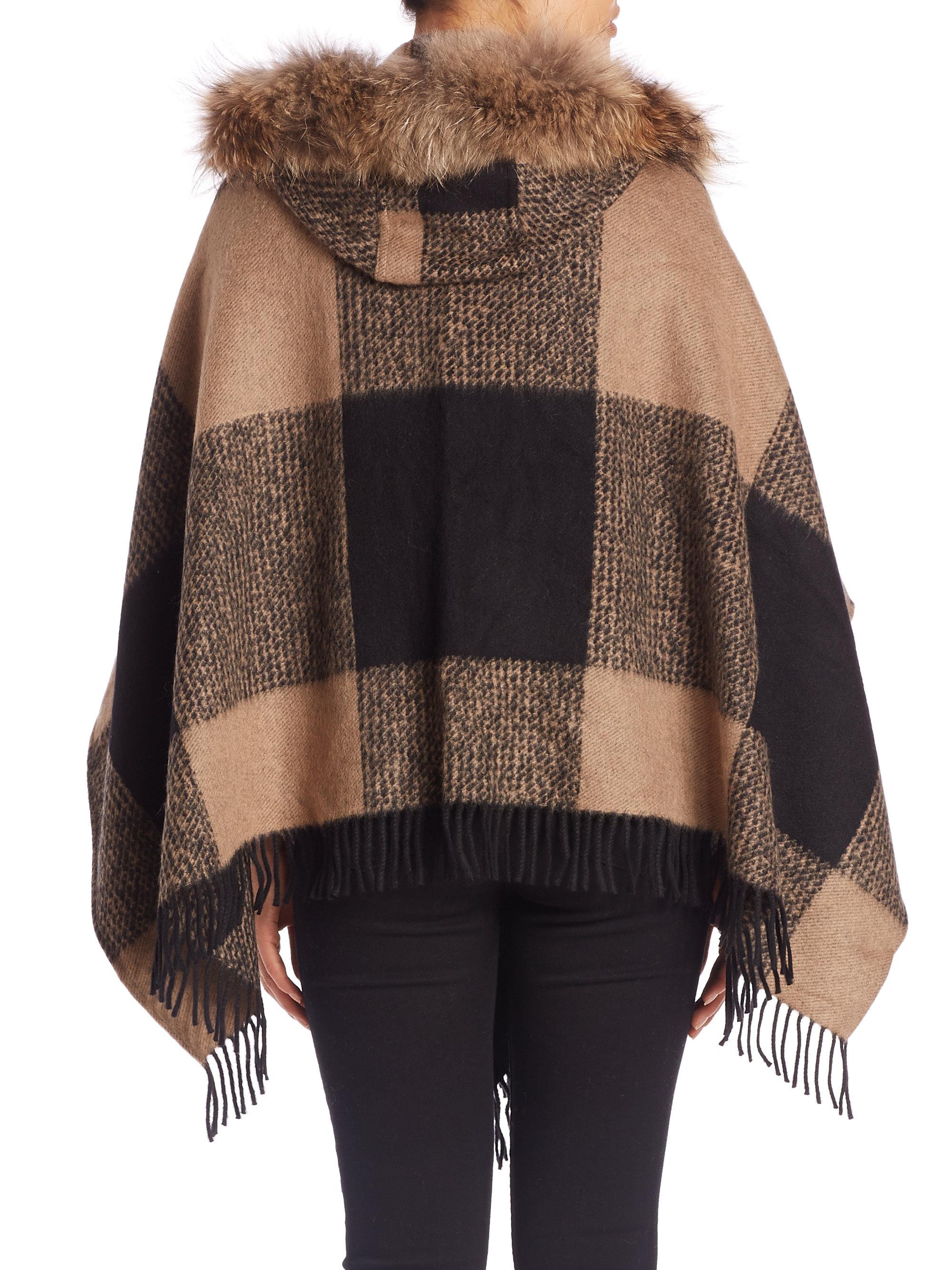 red fur denim jacket