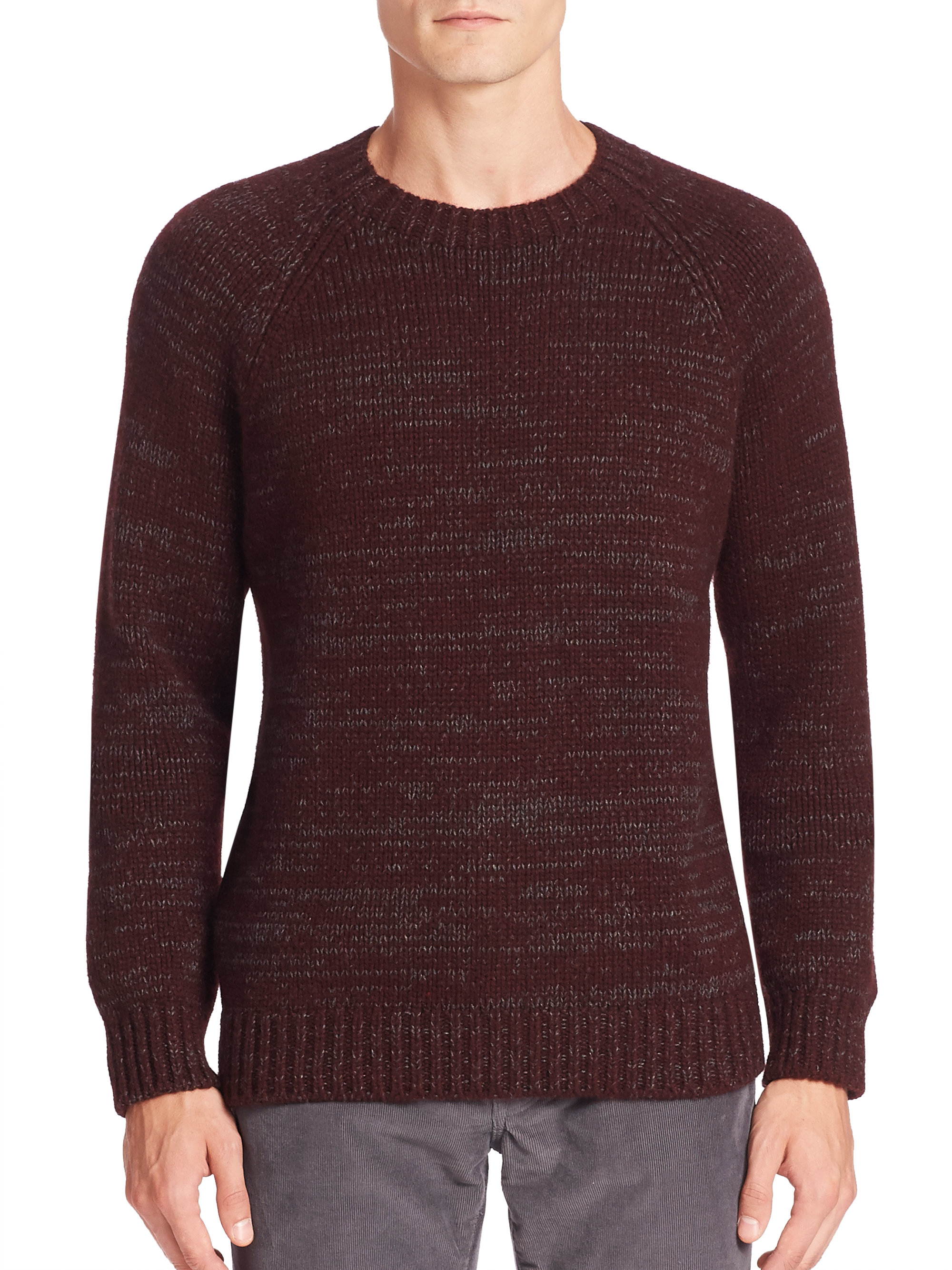 Vince Yak Wool Blend Sweater for Men Lyst