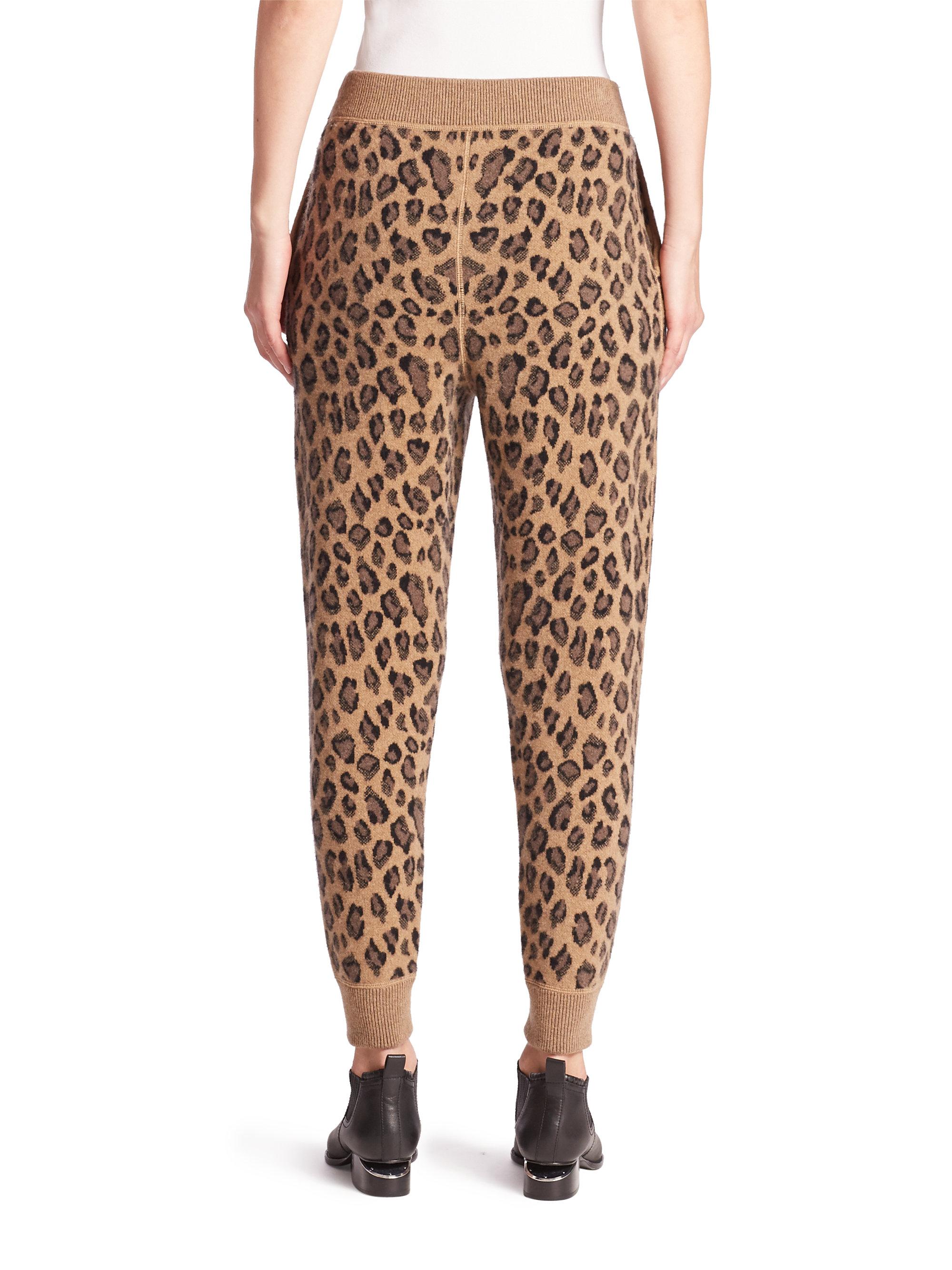 leopard sweatpants