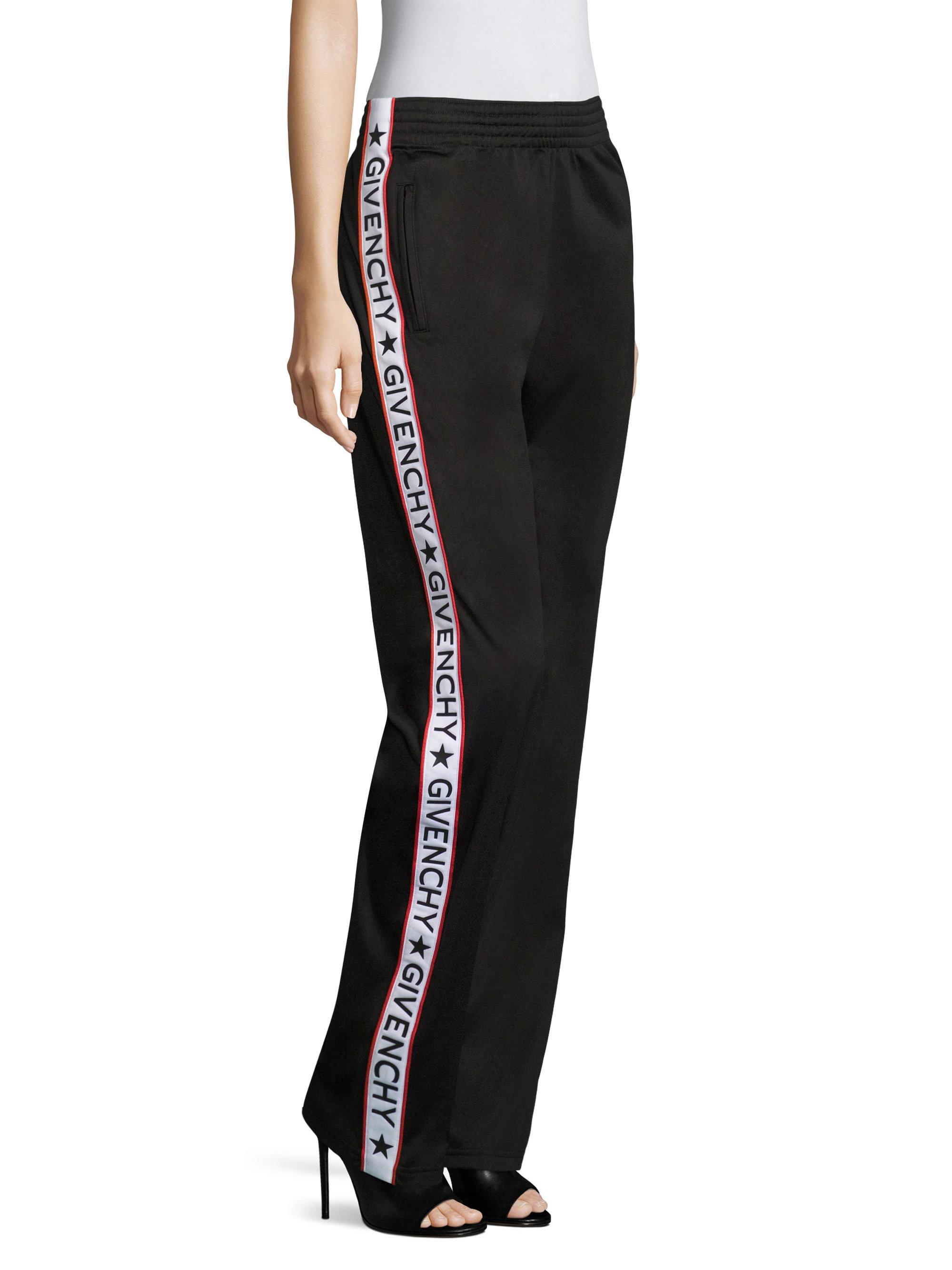 Givenchy Synthetic Logo Track Pants in Black | Lyst