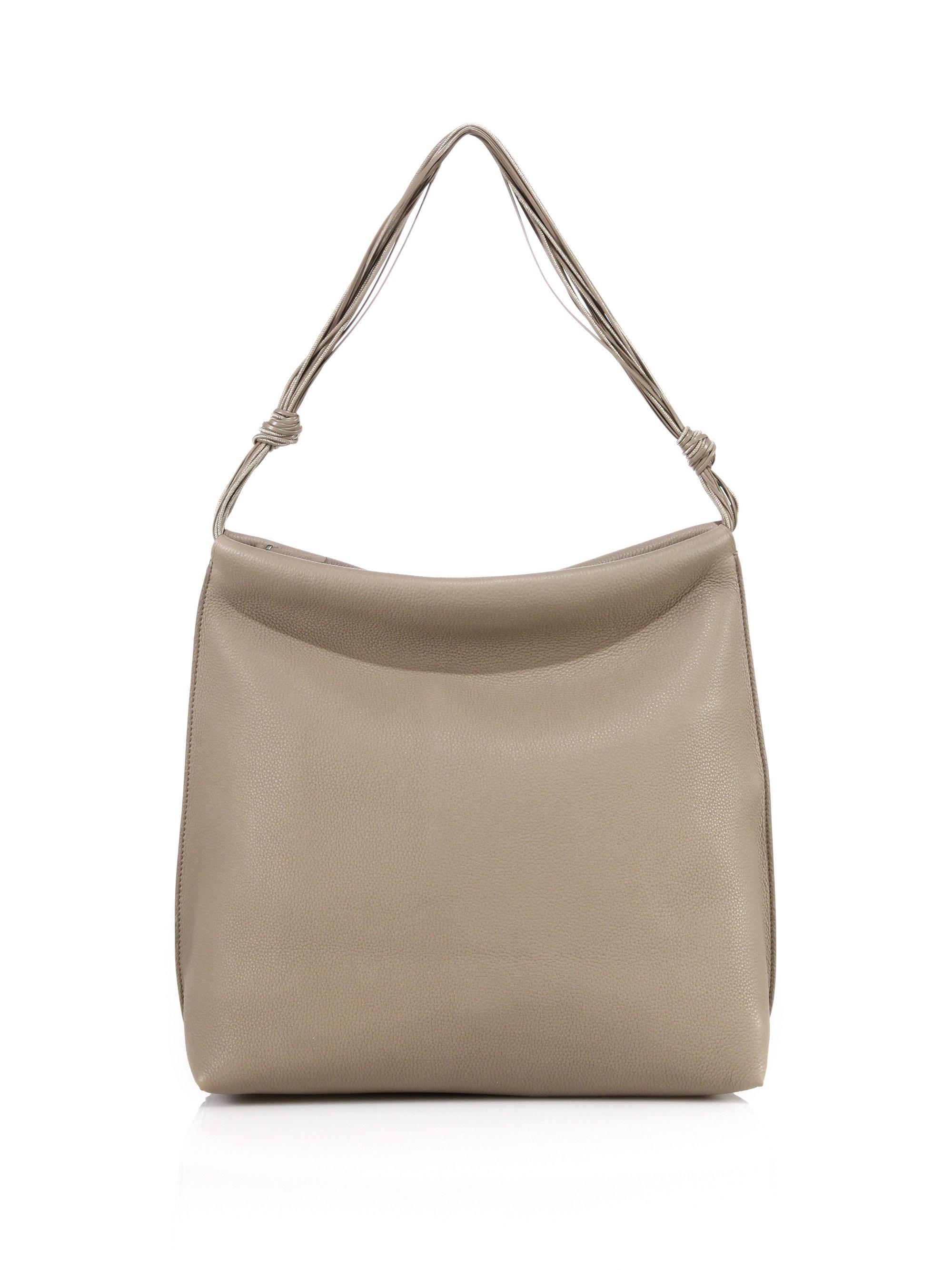 The row Wander Leather Shoulder Bag | Lyst