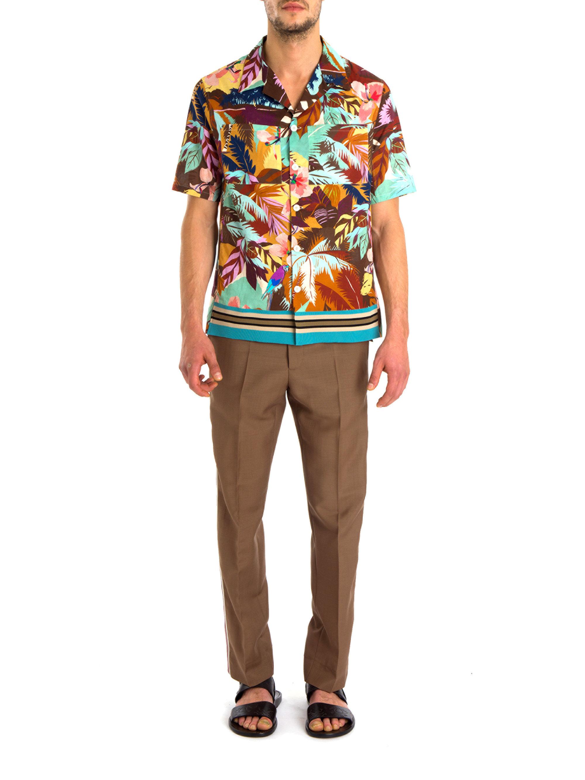 Valentino Synthetic Tropical Button ...