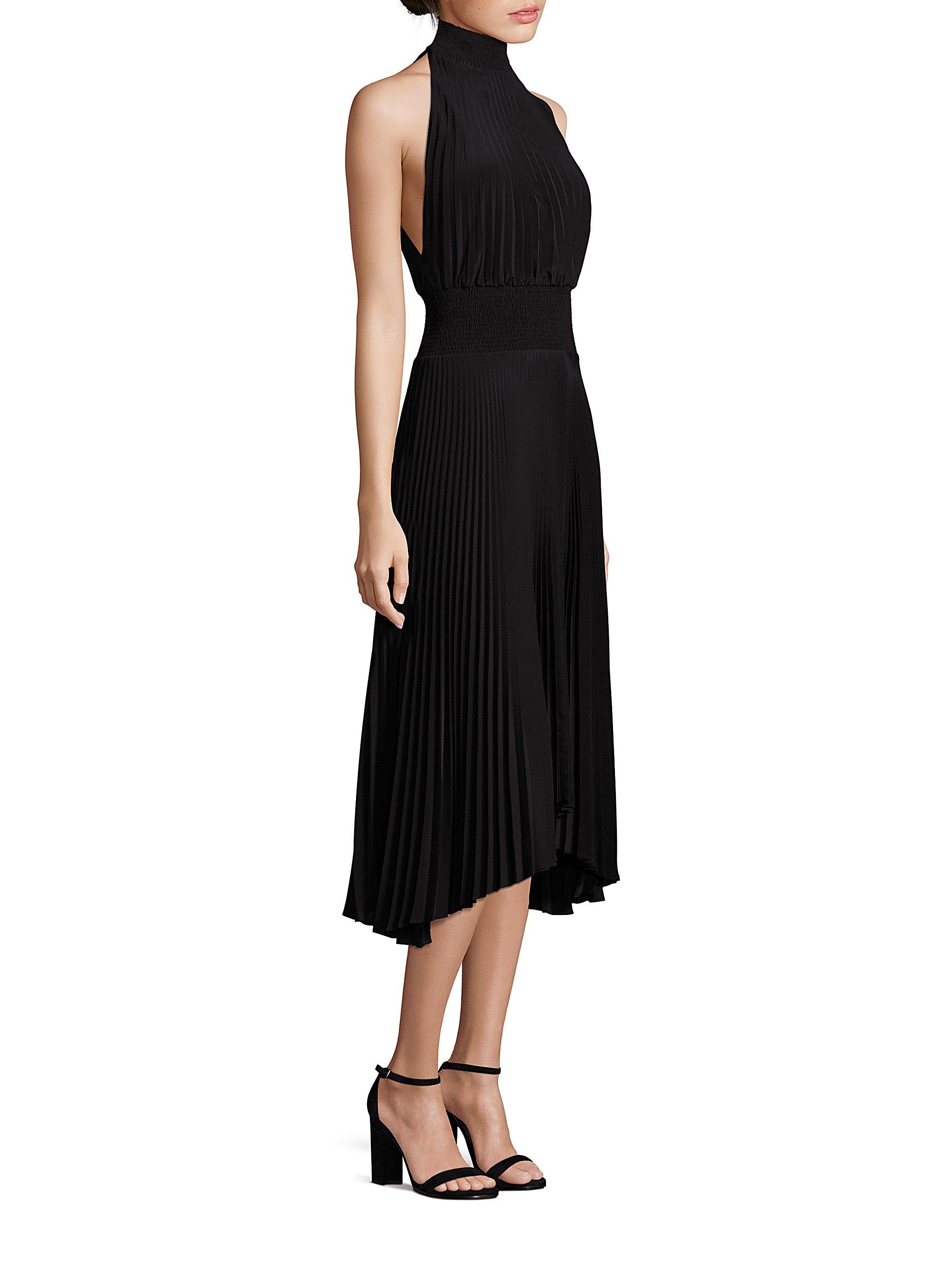 renzo pleated dress