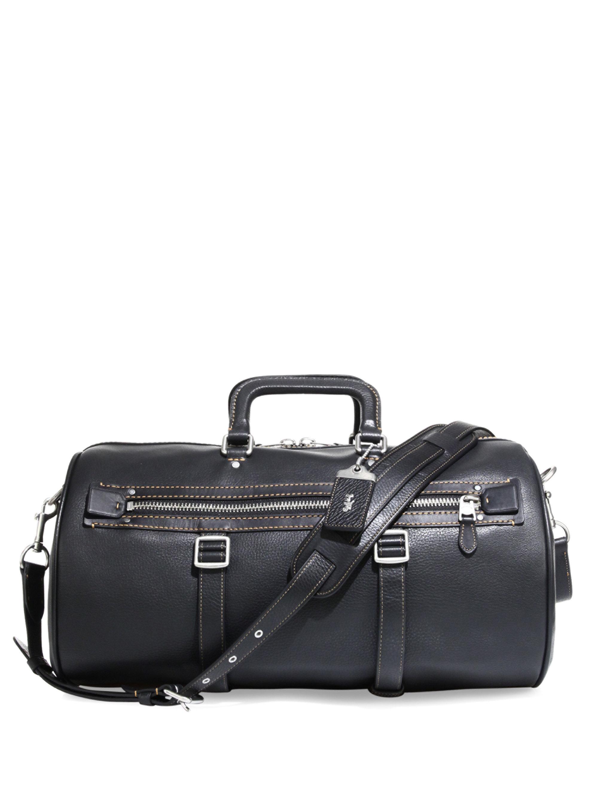 Leather Duffle Bag Mens Coaching Staff Literacy Basics