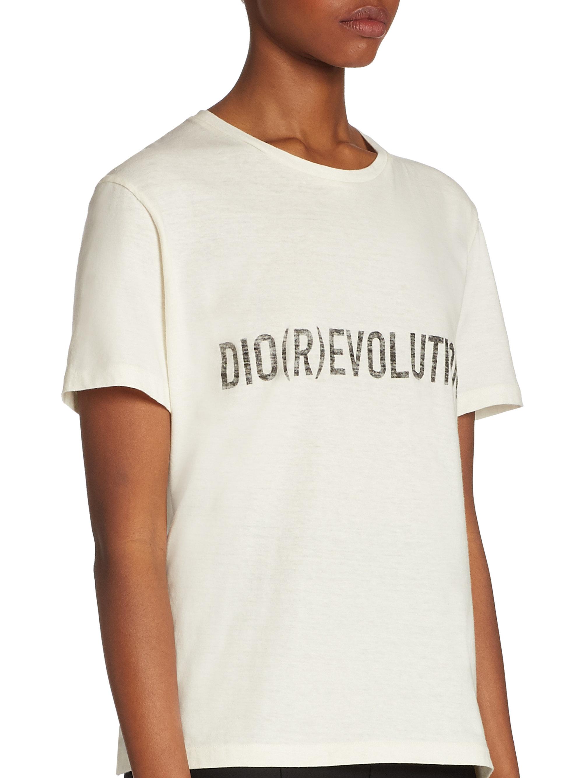 Dior Revolution T-shirt in White | Lyst