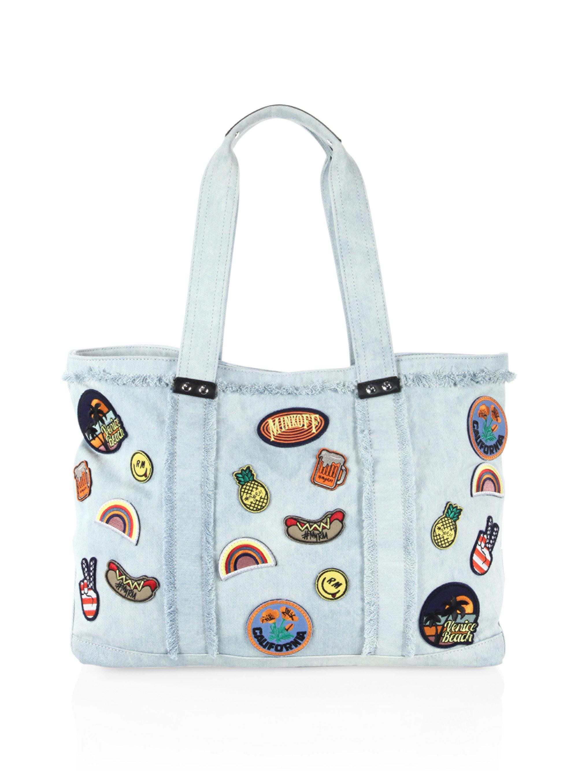 rebecca minkoff denim bag