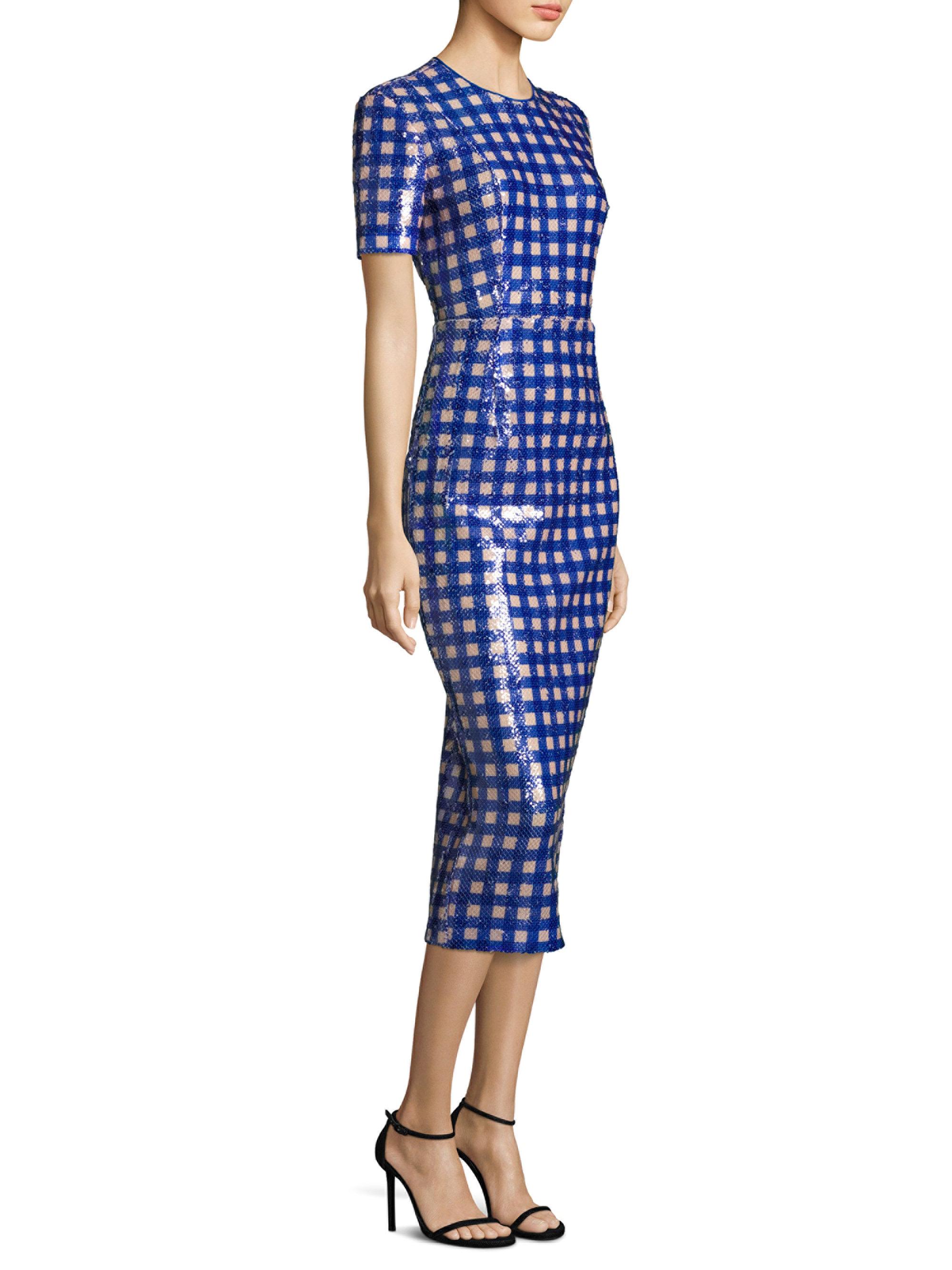diane von furstenberg gingham dress