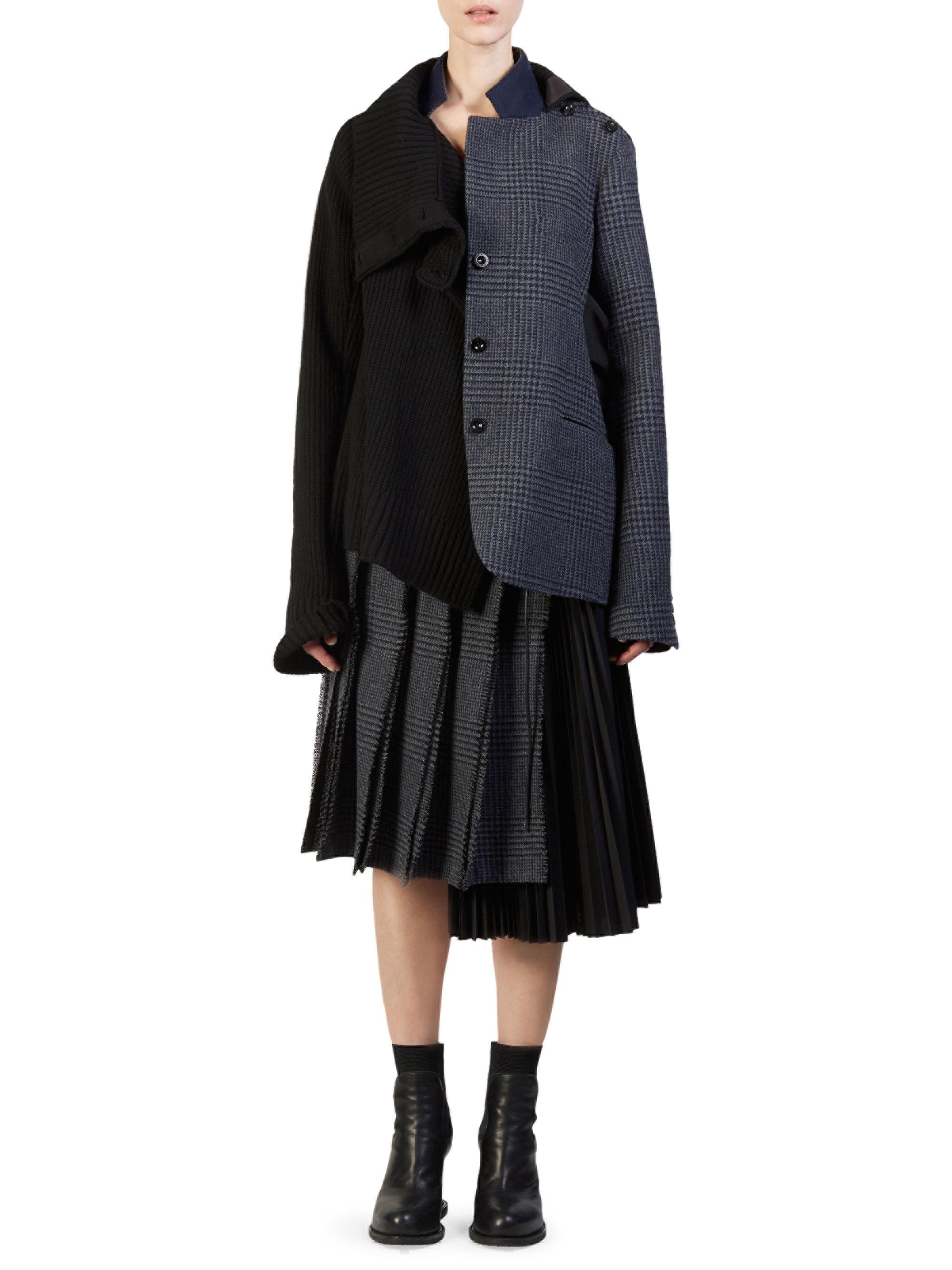 blazer with turtleneck sweater