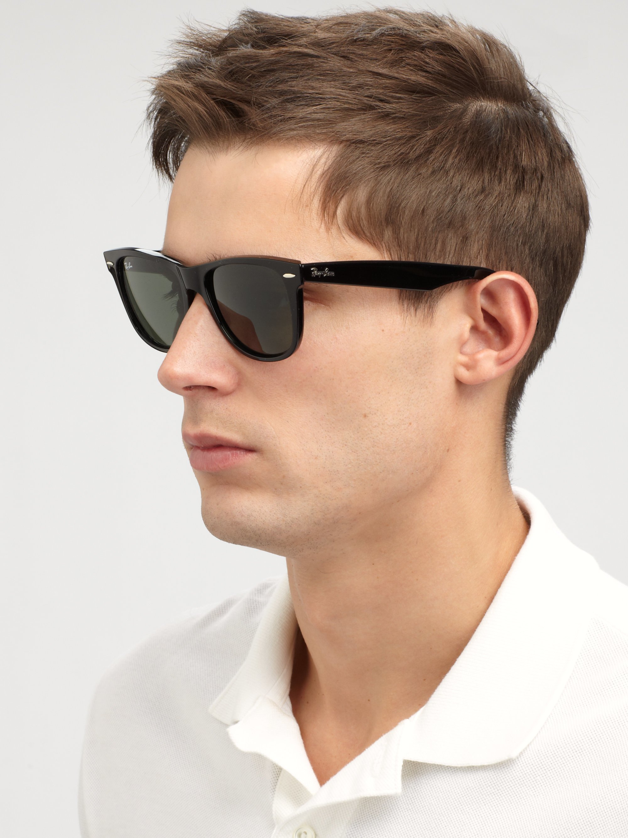 RayBan Classic Wayfarer Sunglasses in Black for Men Lyst