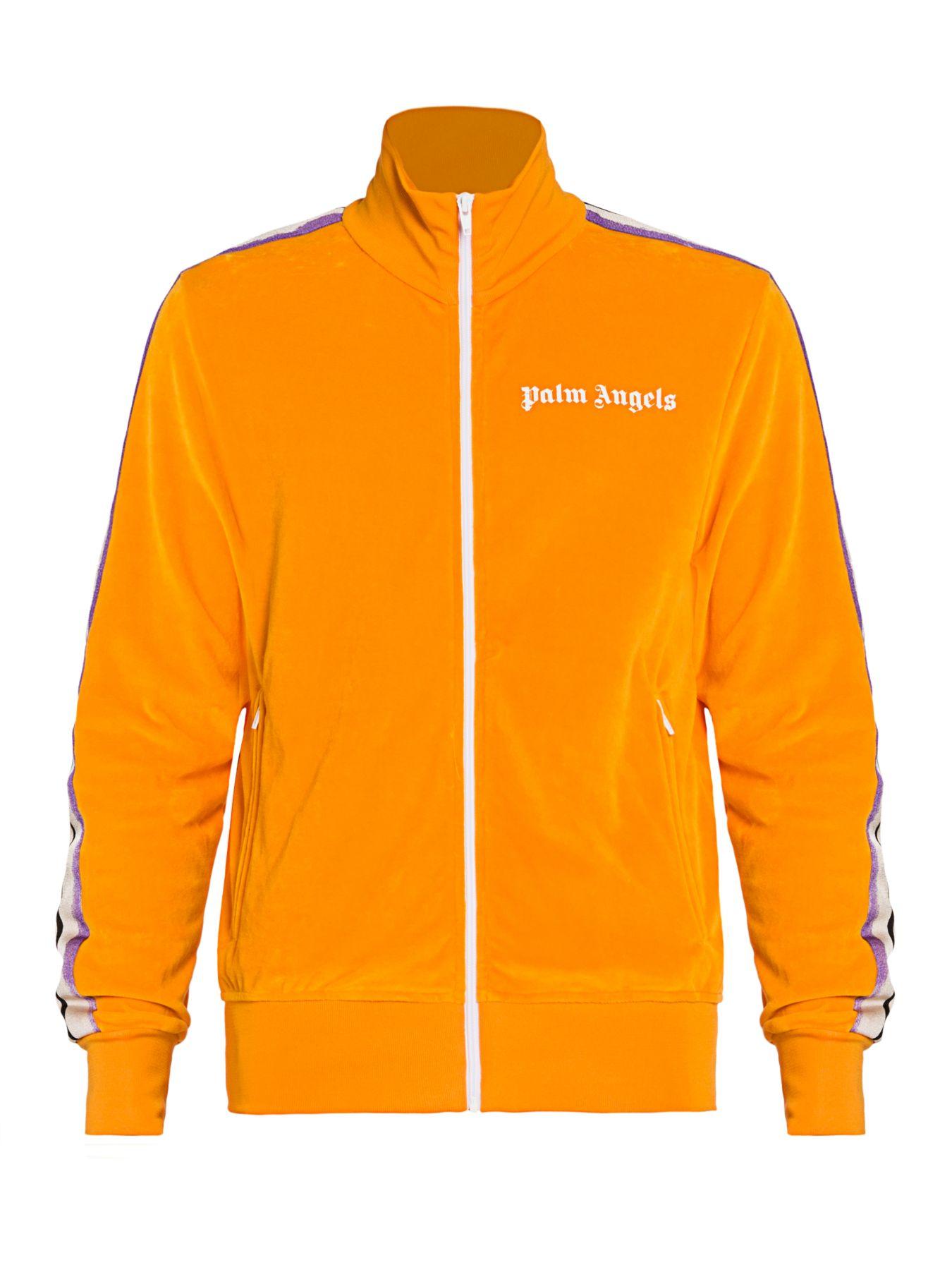 Palm Angels Classic Track Jacket in Yellow & Orange (Orange) for Men - Lyst