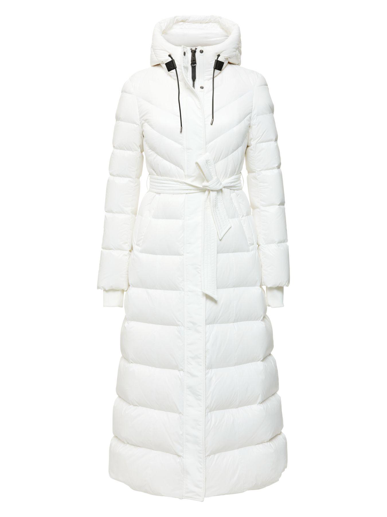 Mackage Fleece Calina Hooded Puffer Coat in White - Lyst