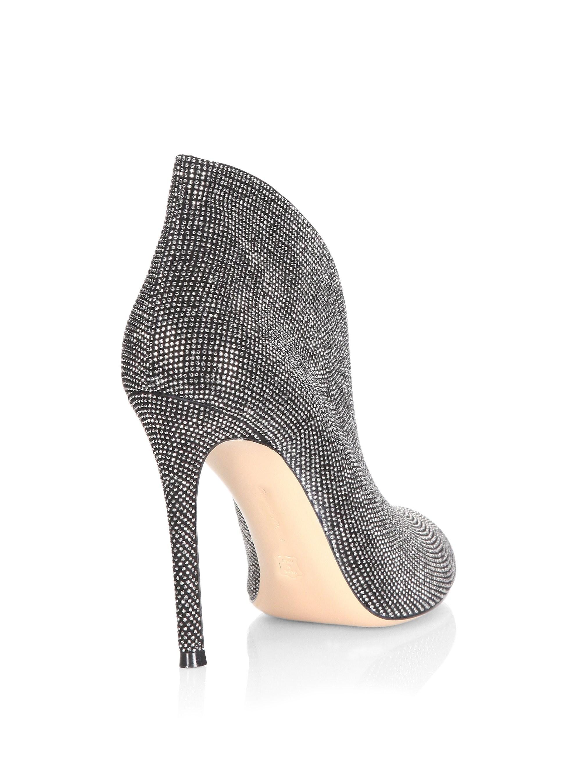 silver booties size 11