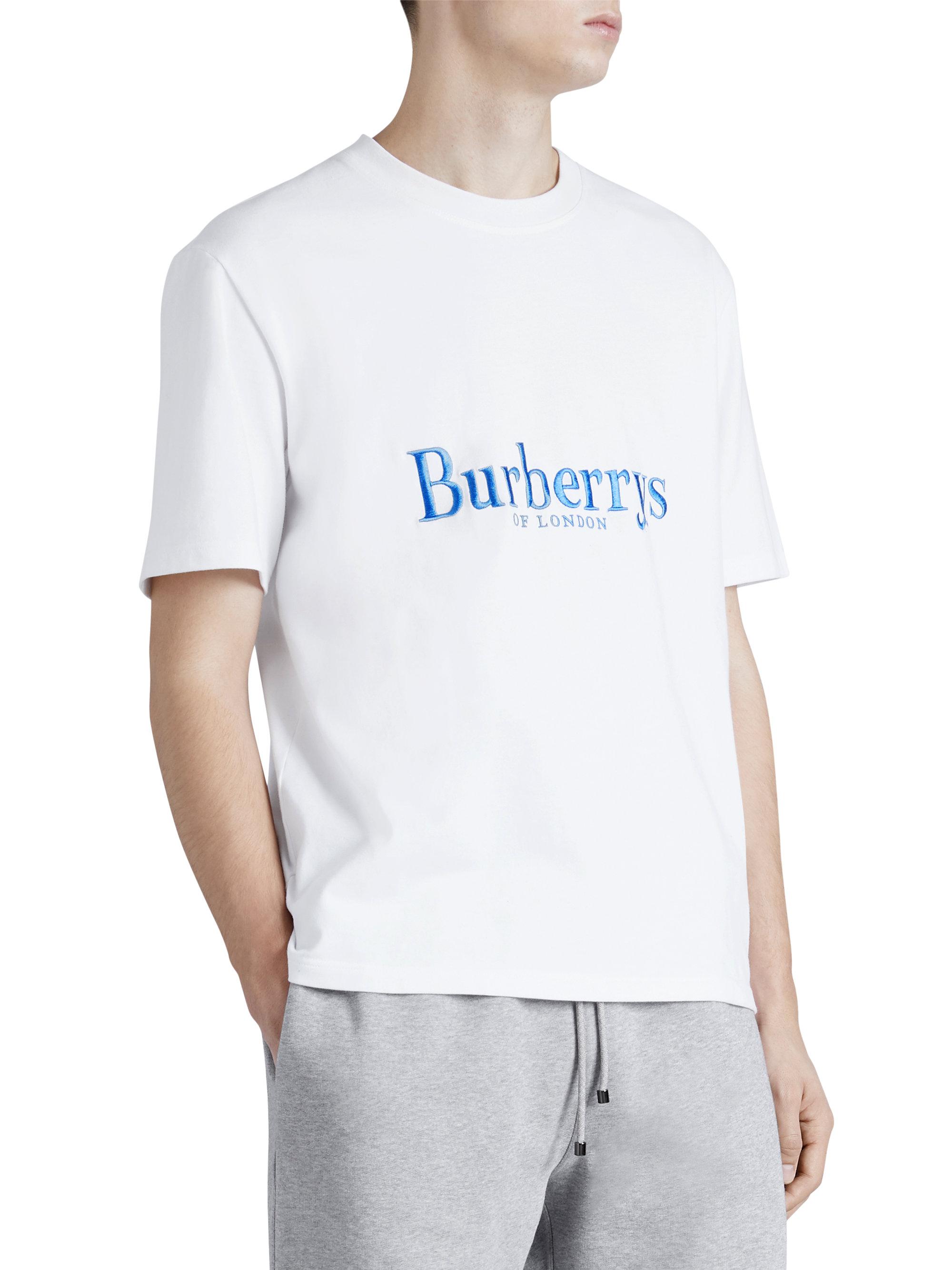 Burberry Cotton Reissued 1994 Classic T-shirt in White for Men - Lyst
