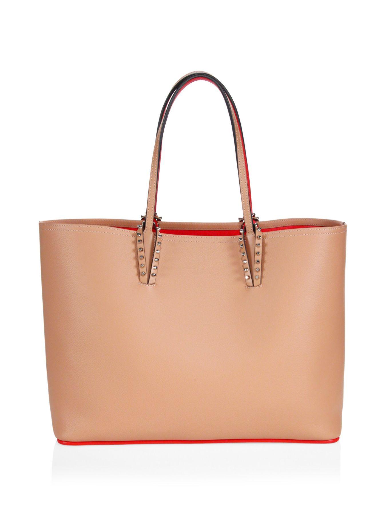 Christian Louboutin Cabata Leather Tote in Natural