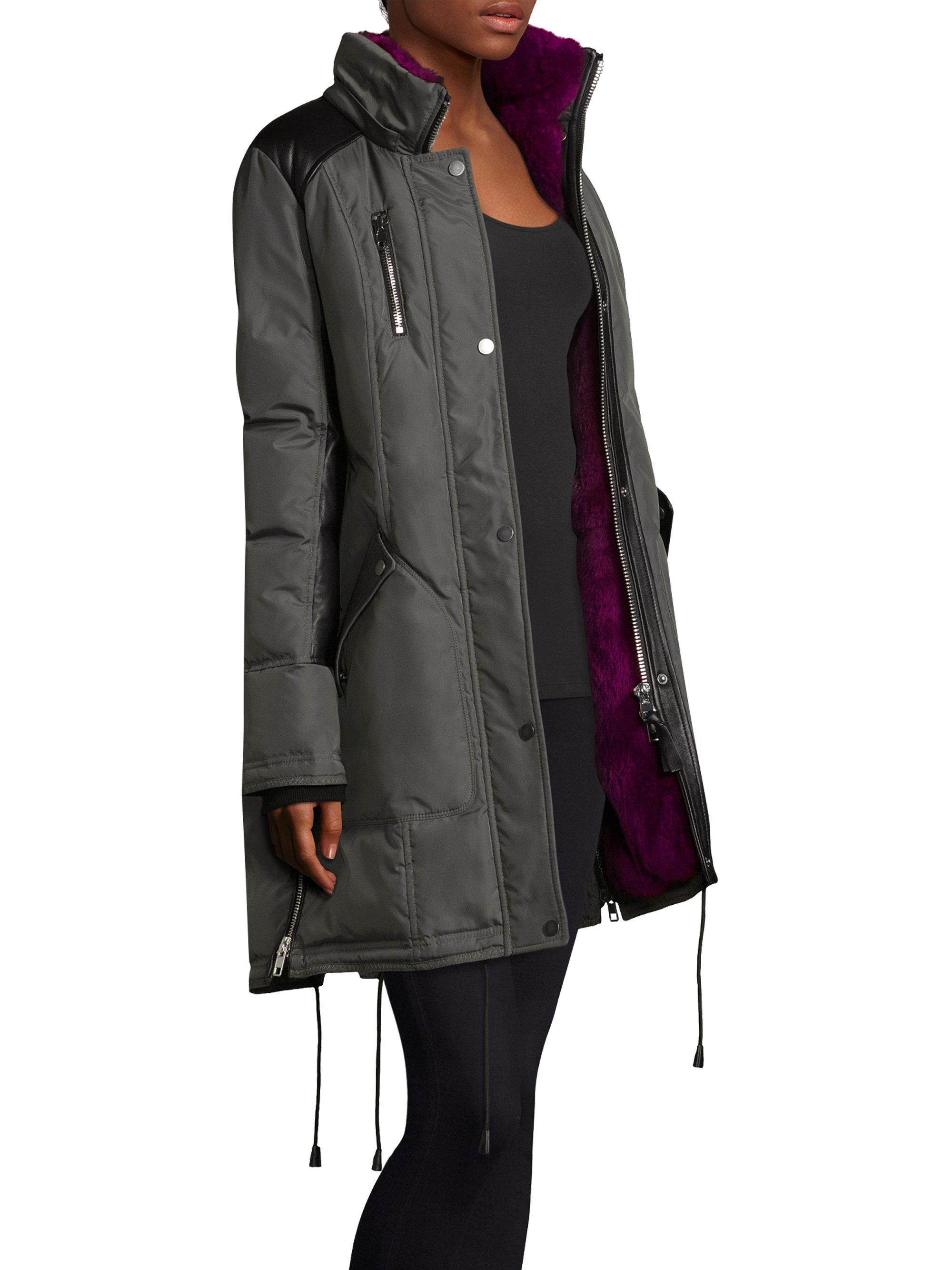 Lyst - Nicole Benisti Chelsea Rabbit Fur-lined & Fox Fur-trim Parka