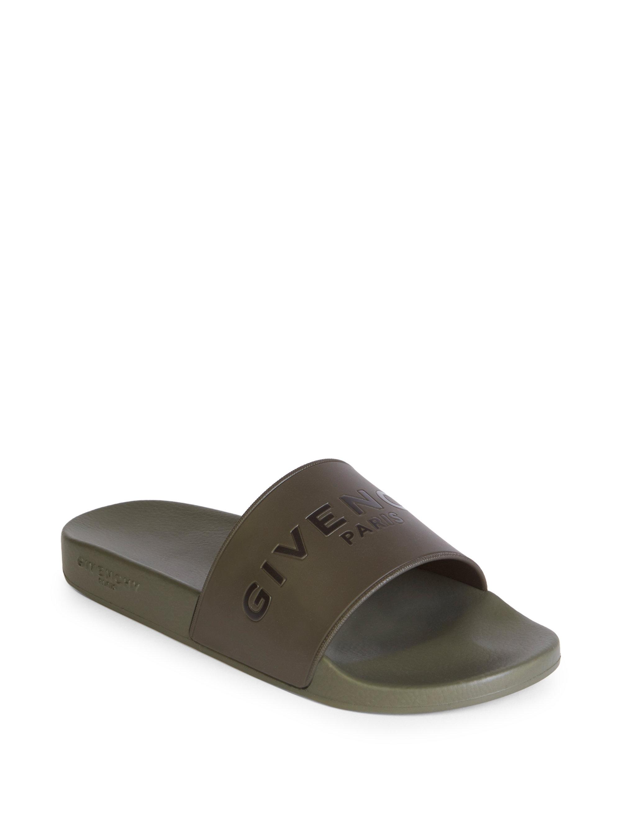 Givenchy Rubber Slide Sandals for Men - Lyst