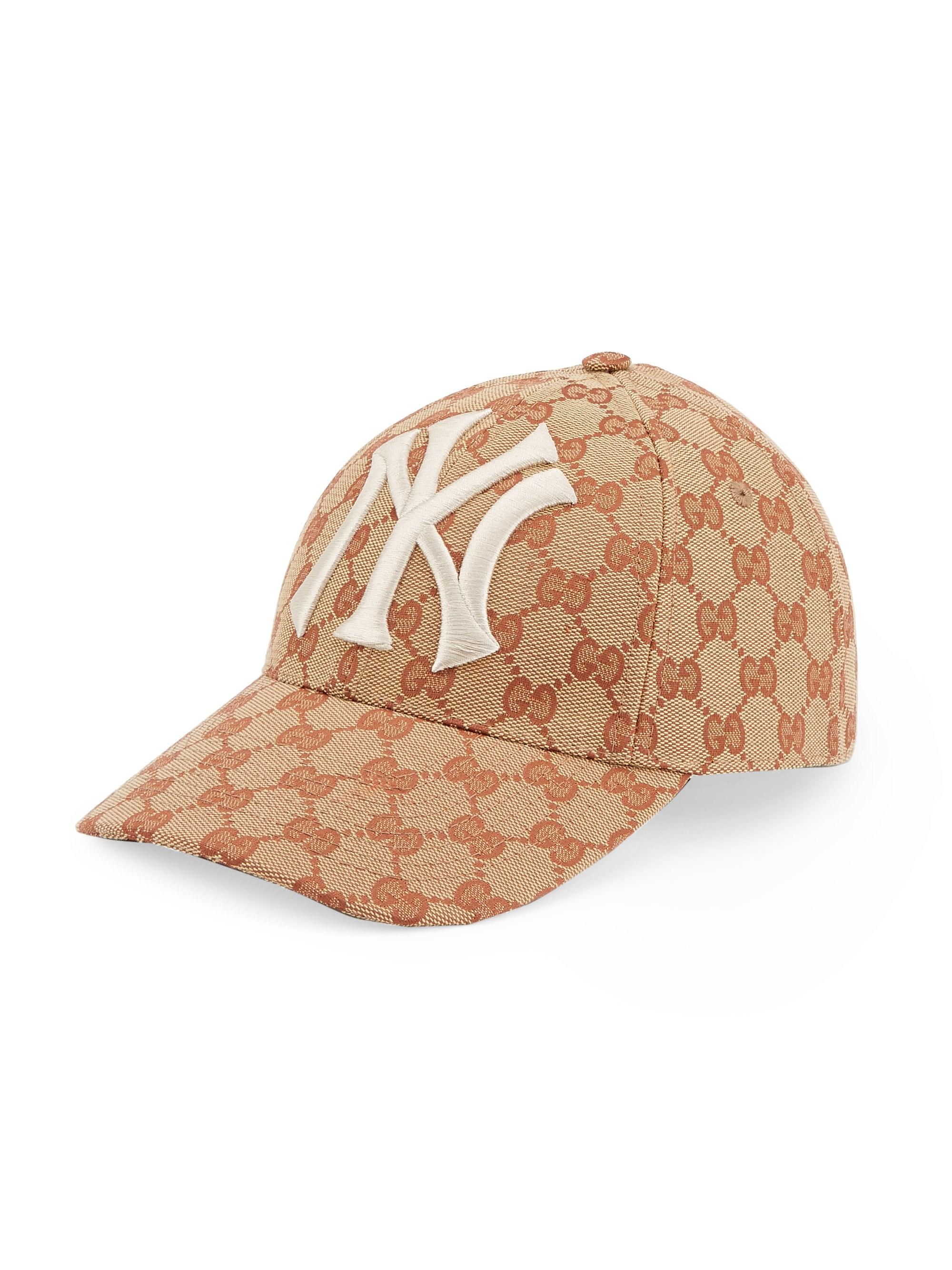 Gucci Women's Baseball Hat With Ny Yankeestm Patch Red