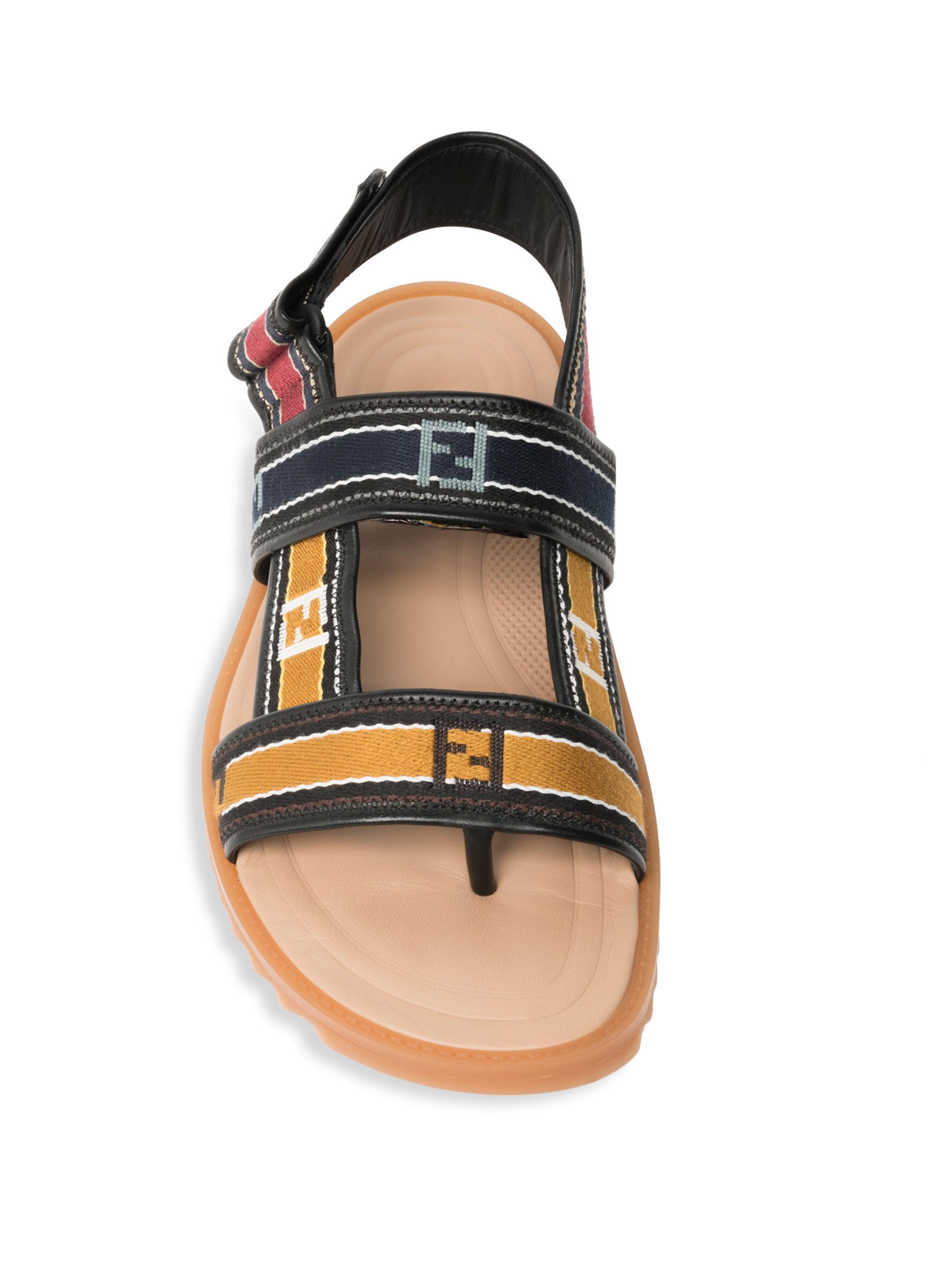 fendi strap sandals