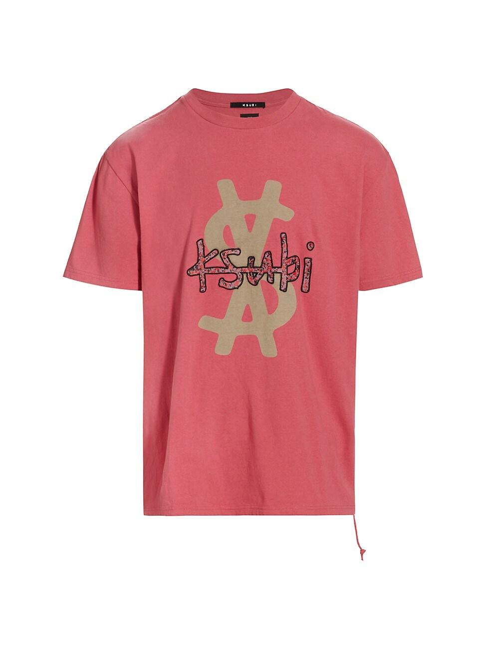 Ksubi 1999 Dollar Biggie Logo T-shirt in Pink for Men | Lyst