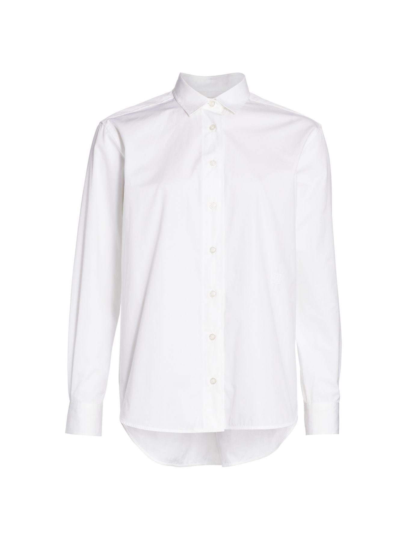Totême Synthetic Capri Oversized Button Down Shirt in White - Lyst