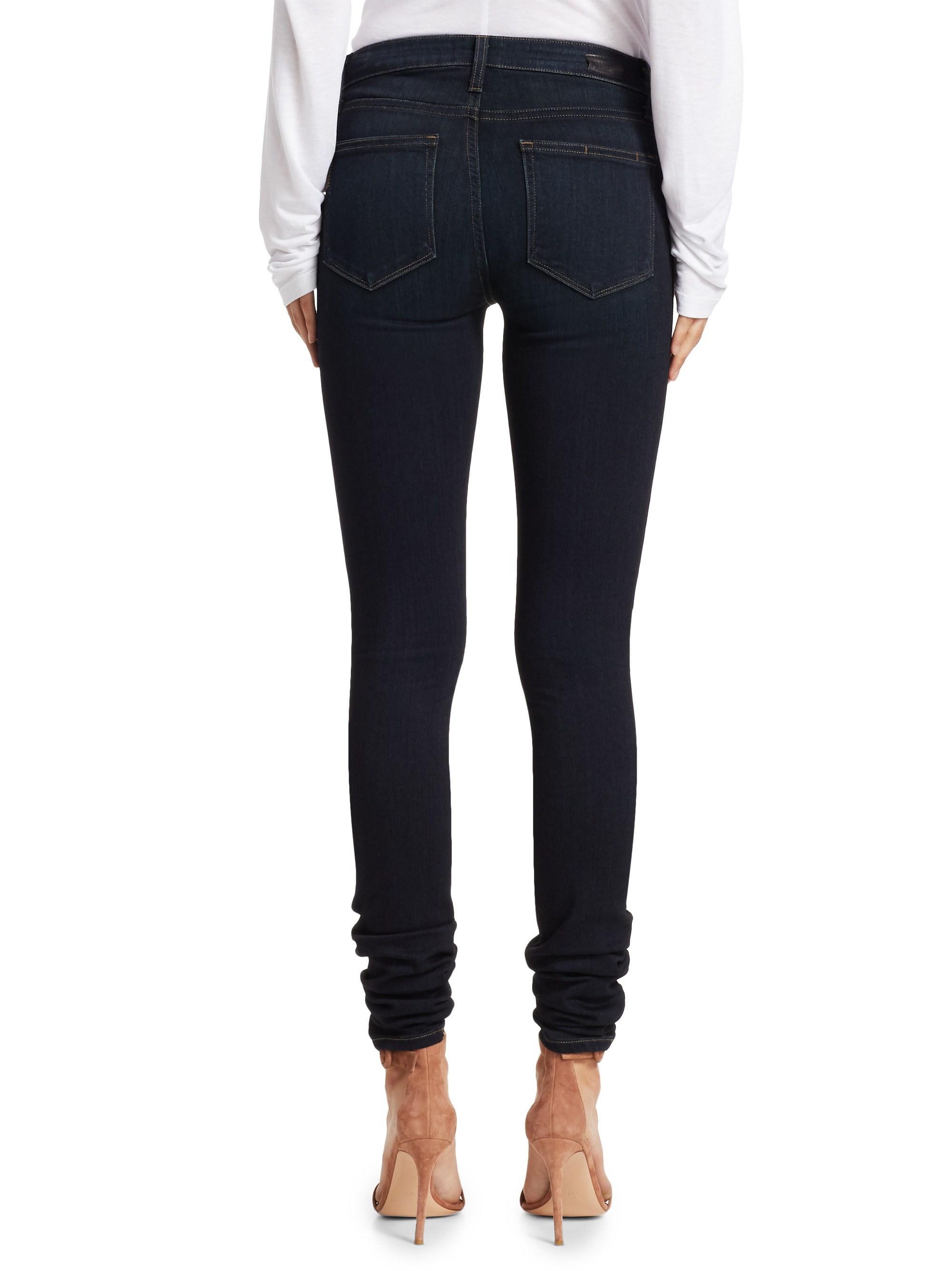 Lyst PAIGE Women's Transcend Leggy Extralong Ultraskinny Jeans