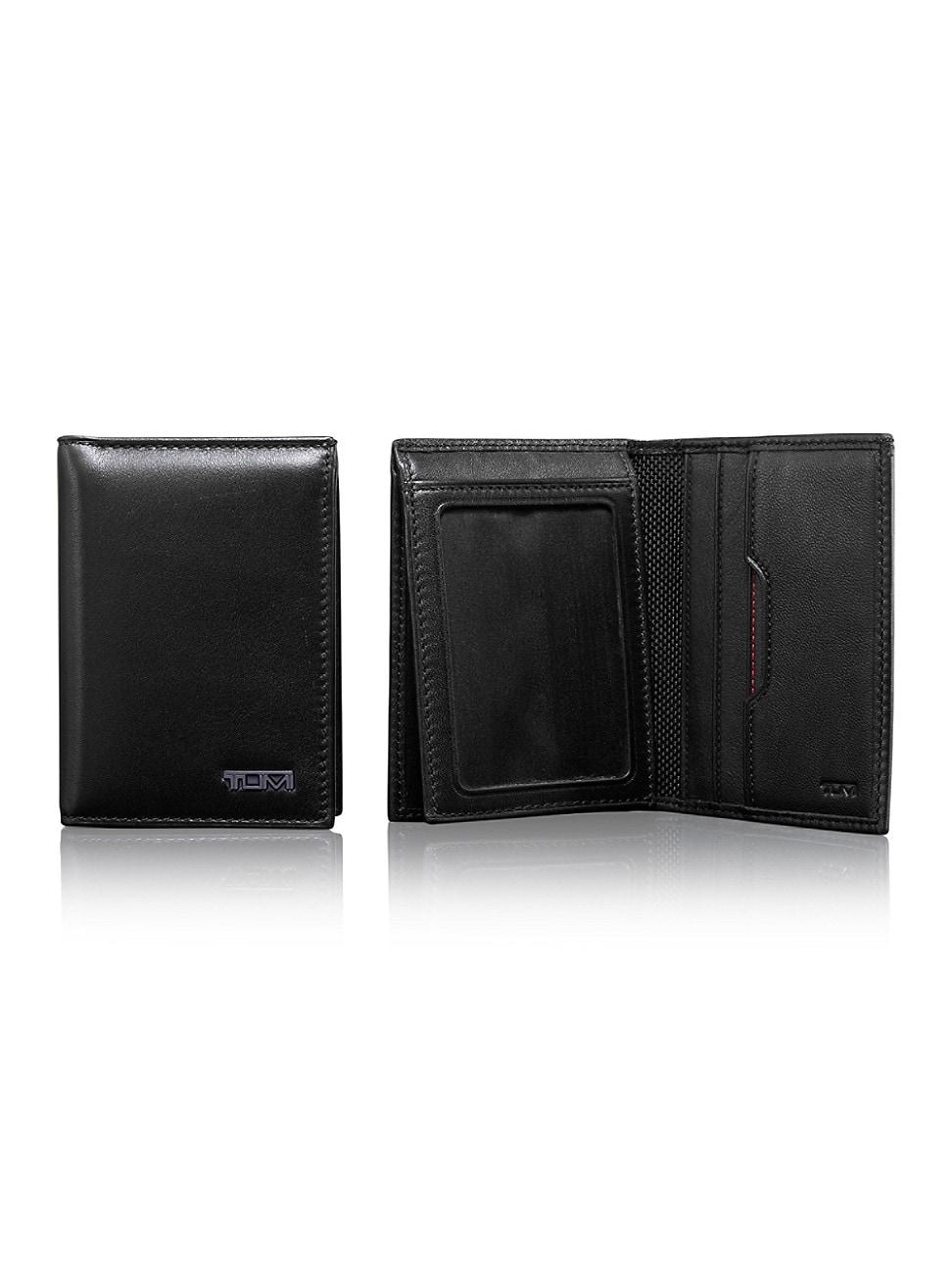 Tumi Leather Delta Lfold Wallet in Black for Men Lyst