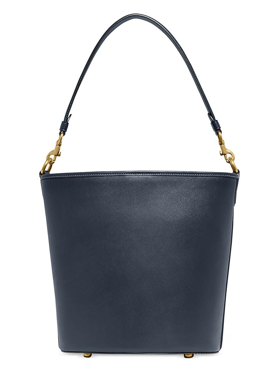 COACH Dakota Leather Bucket Bag in Blue Lyst