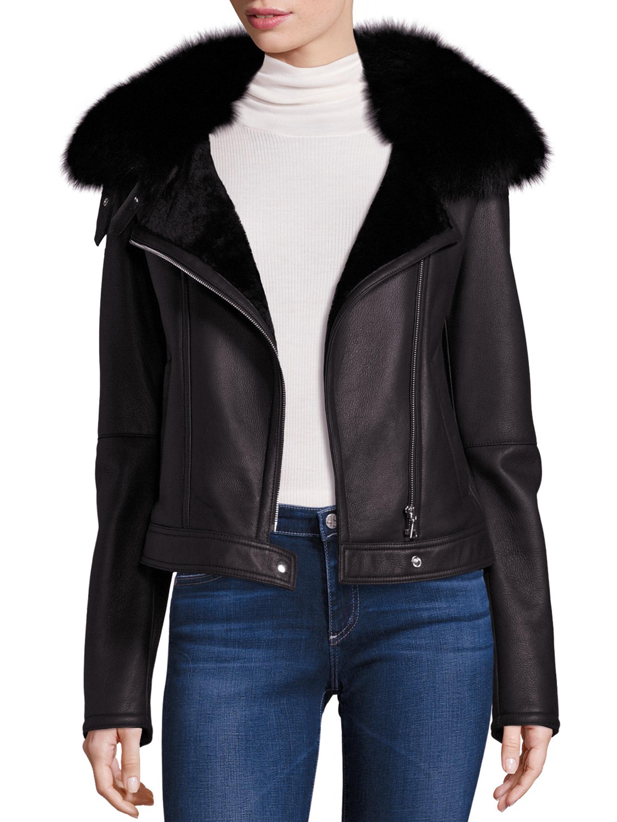 theory shearling jacket