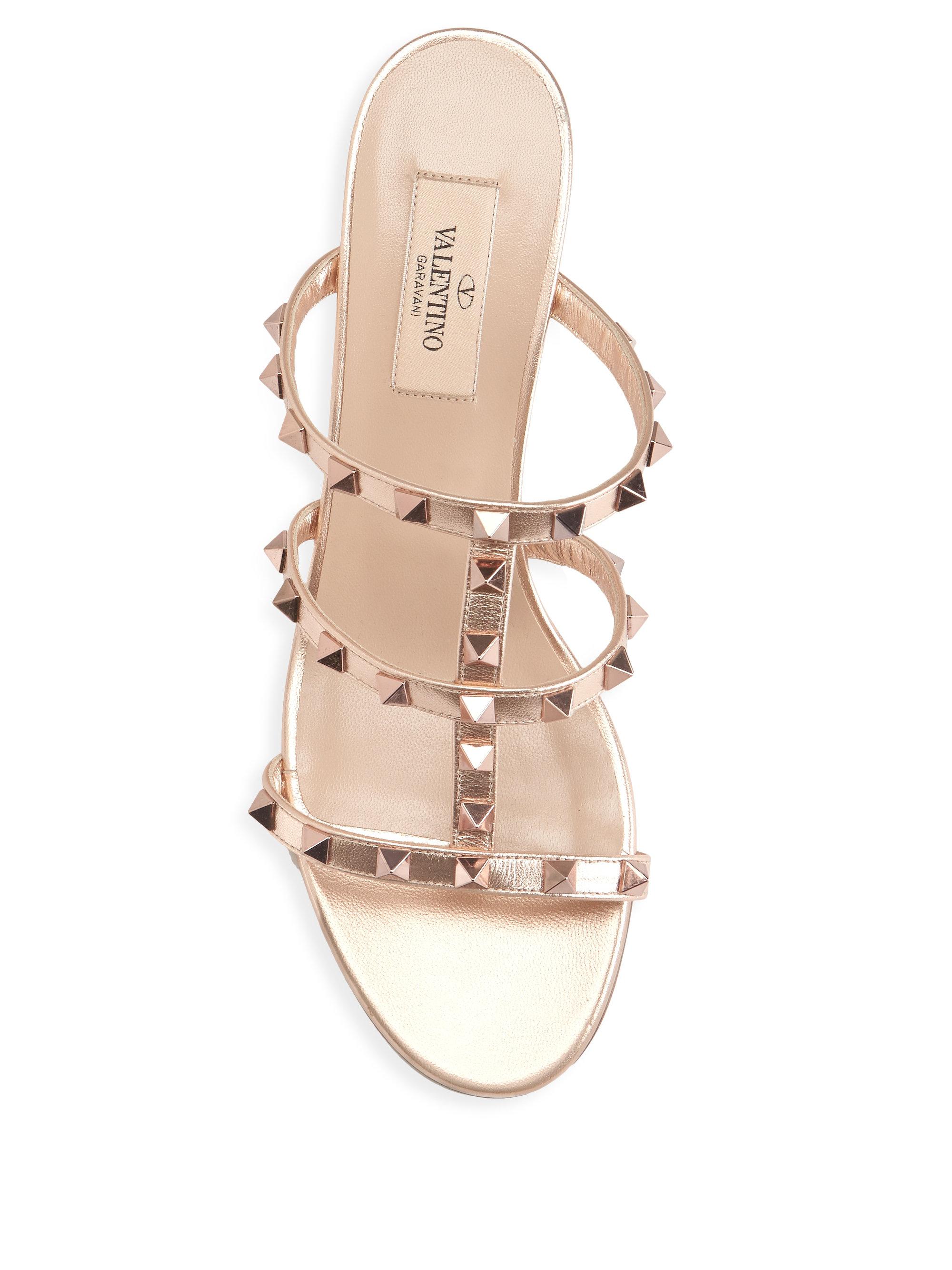 valentino sneakers rose gold