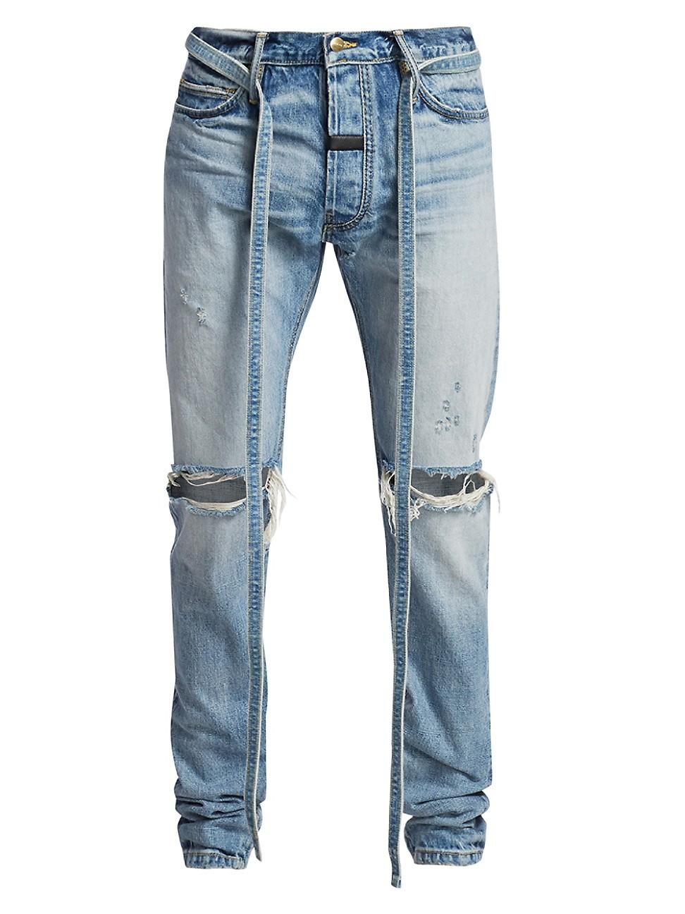 fear of god distressed jeans