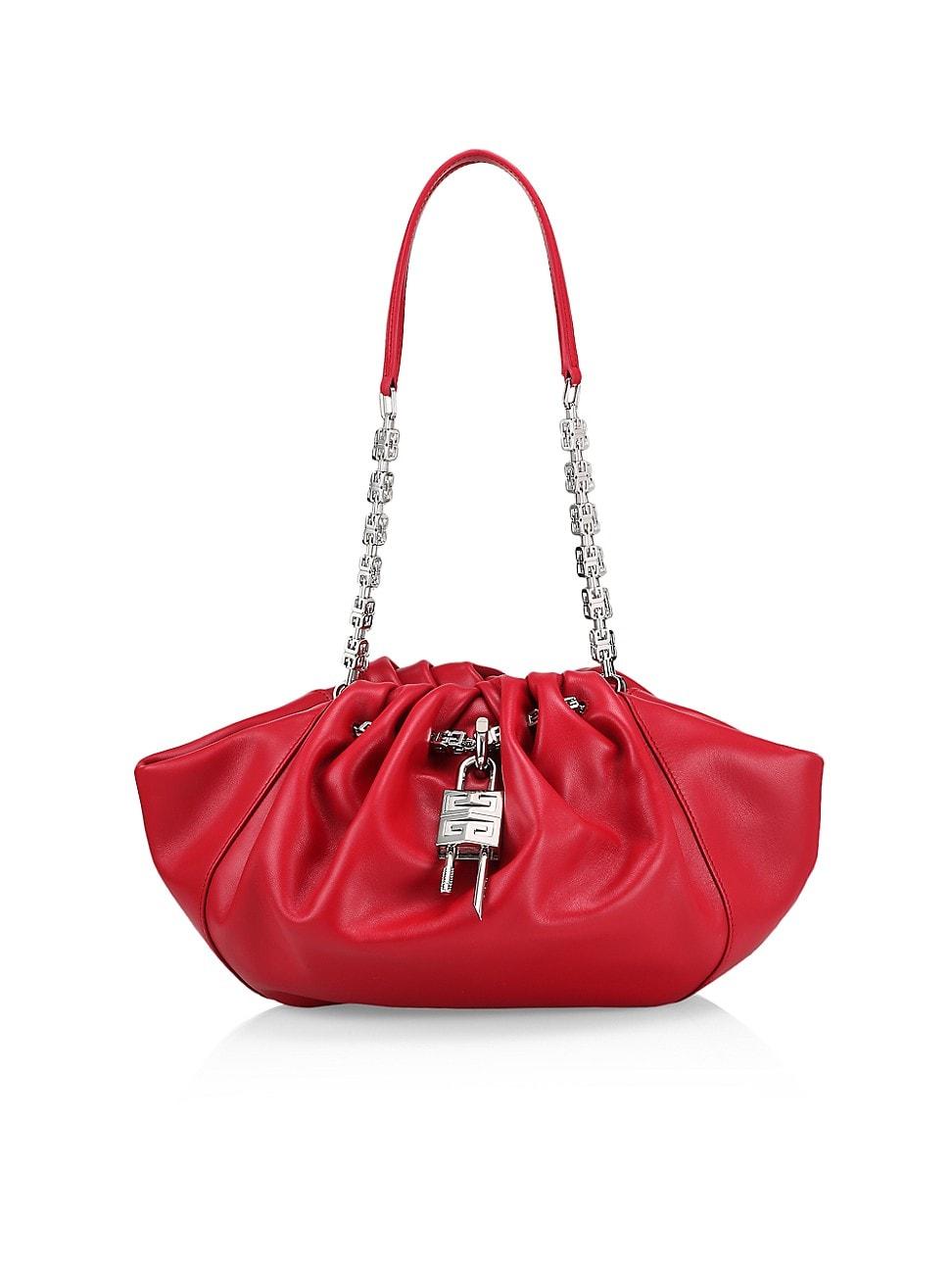Givenchy Kenny Leather Shoulder Bag in Red Lyst