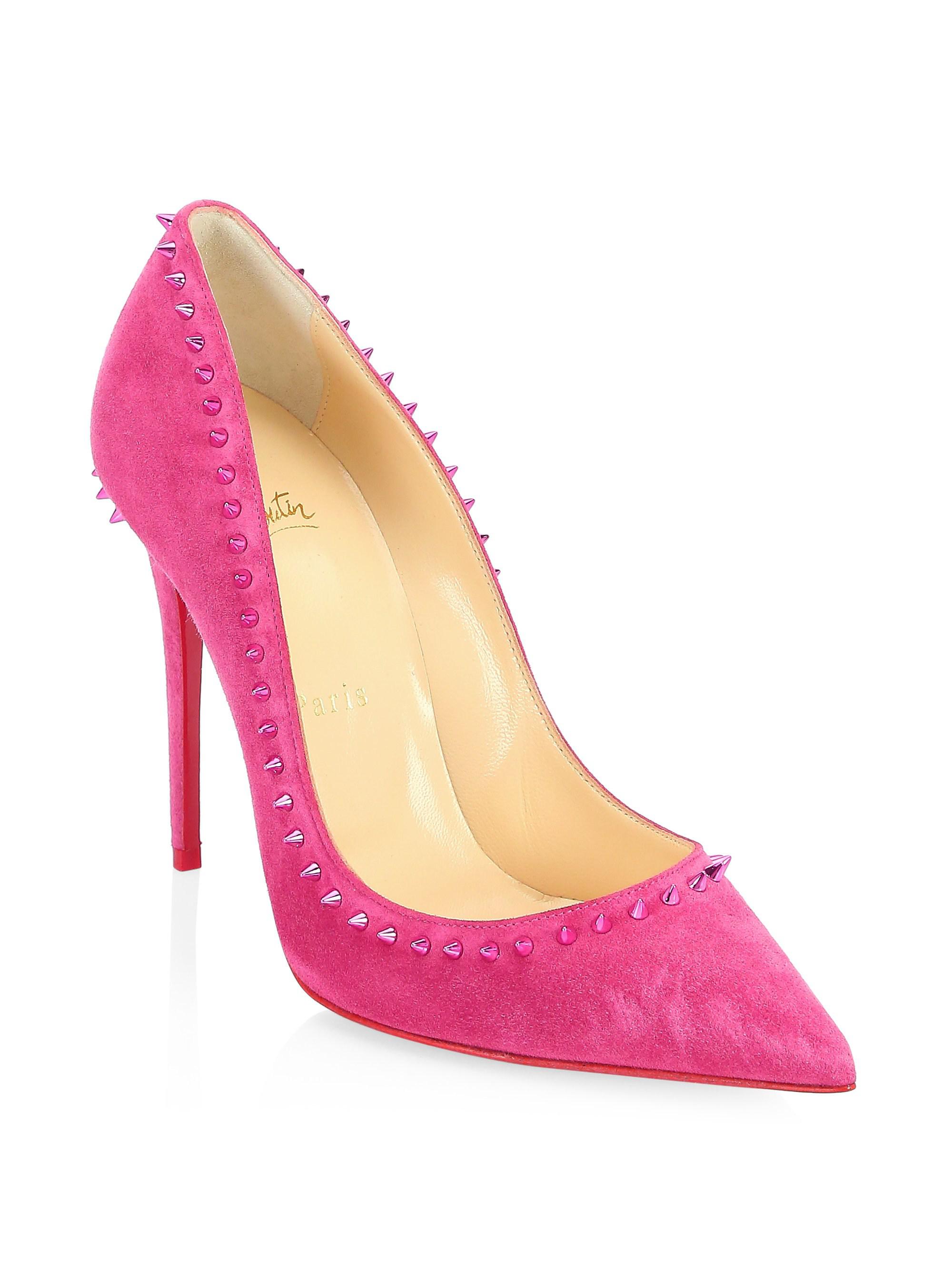 christian louboutin anjalina suede pumps