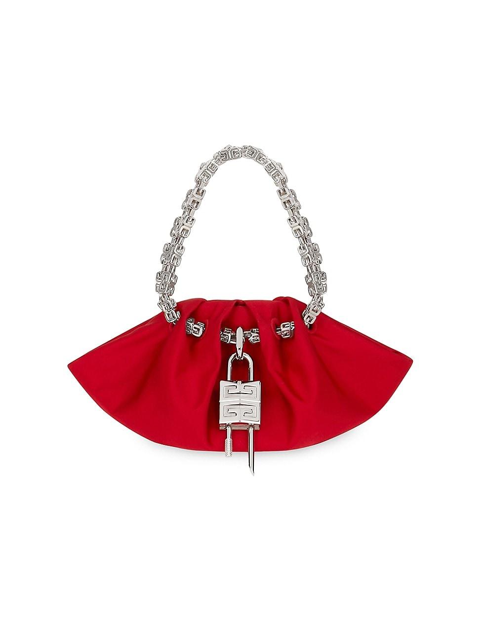 Givenchy Mini Kenny Bag In Satin in Red | Lyst