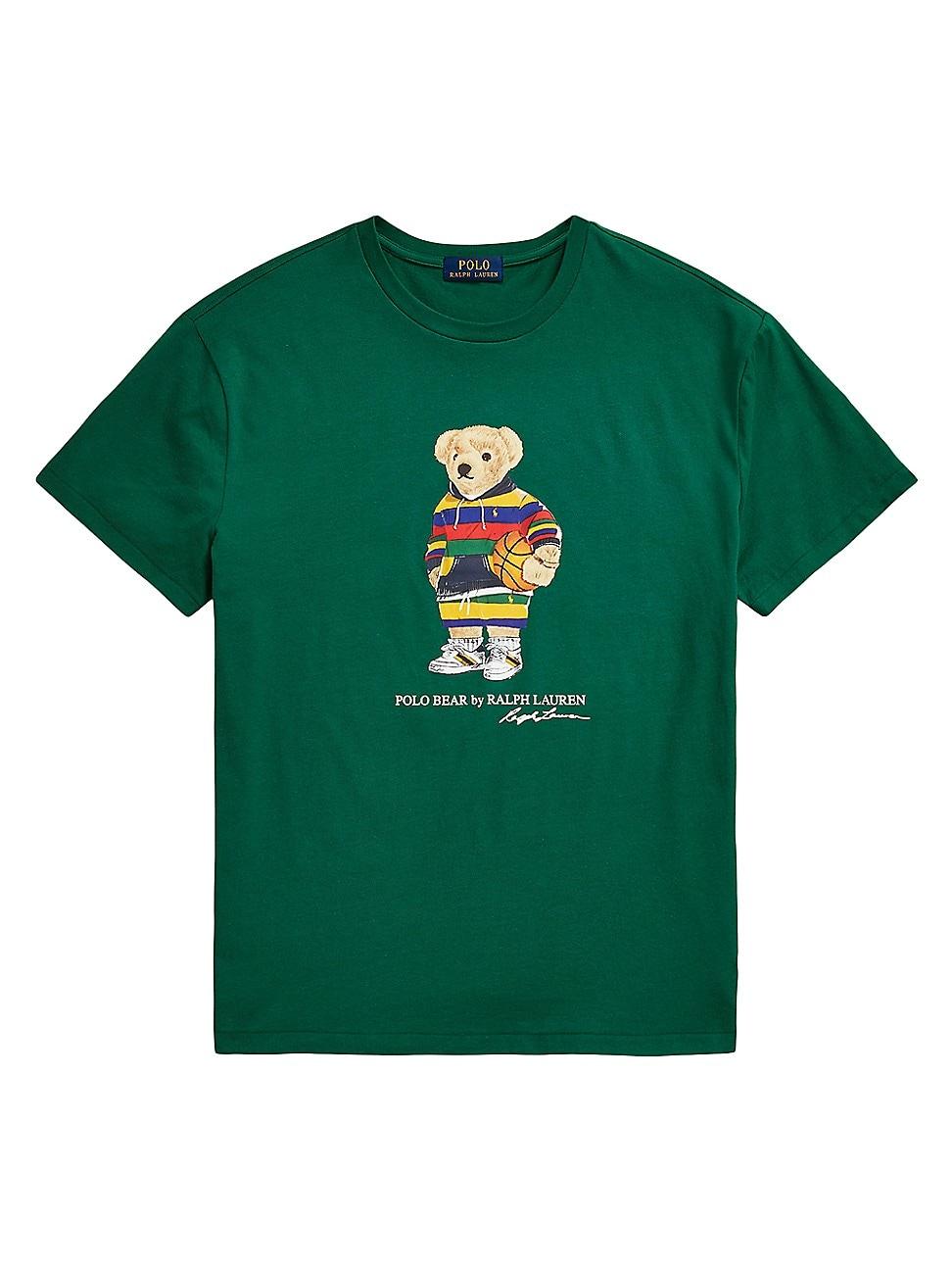 Polo Ralph Lauren Polo Bear Jersey T-shirt in Green for Men | Lyst