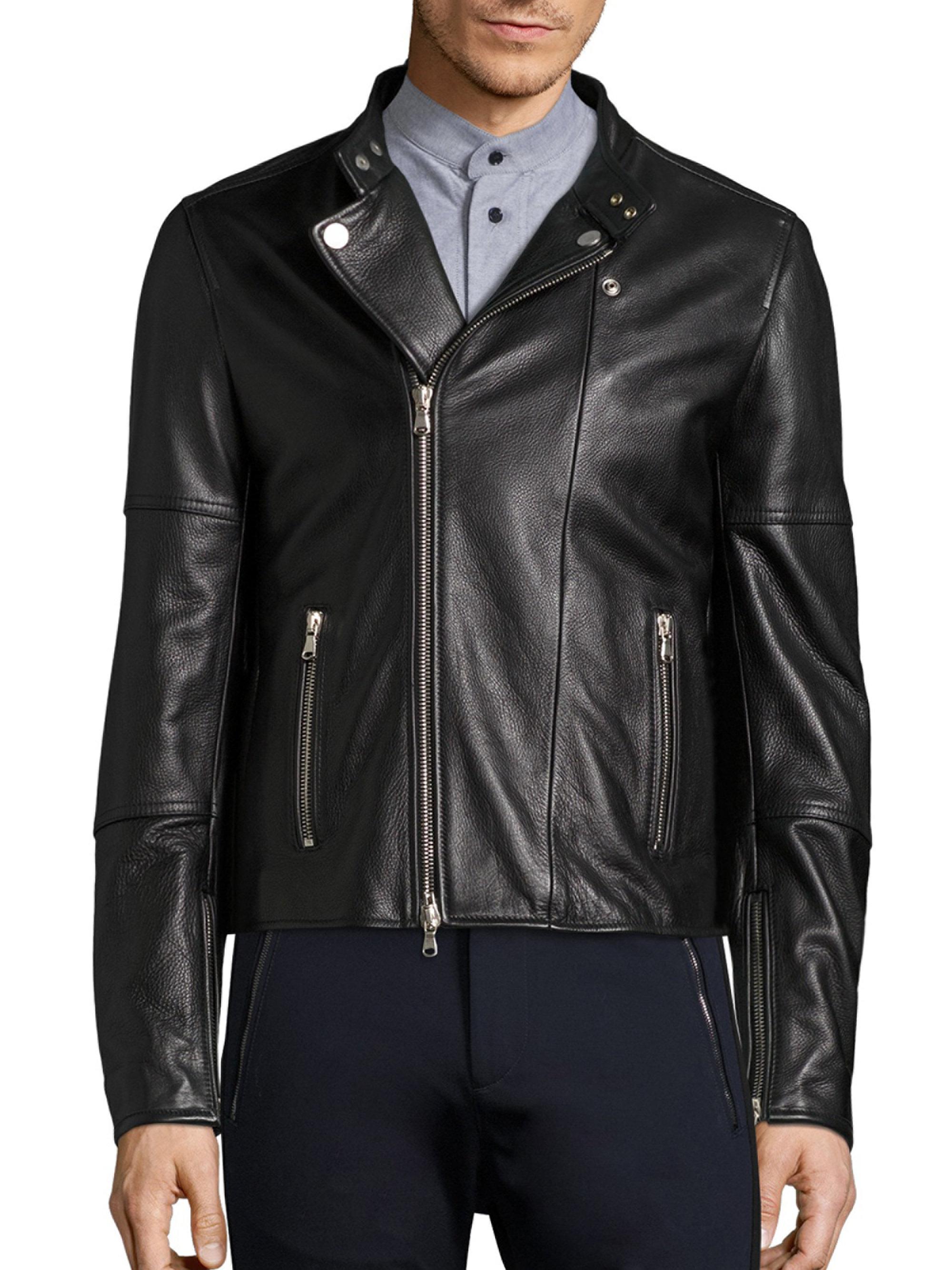 Diesel Black Gold Leather Jacket Mens Pictures