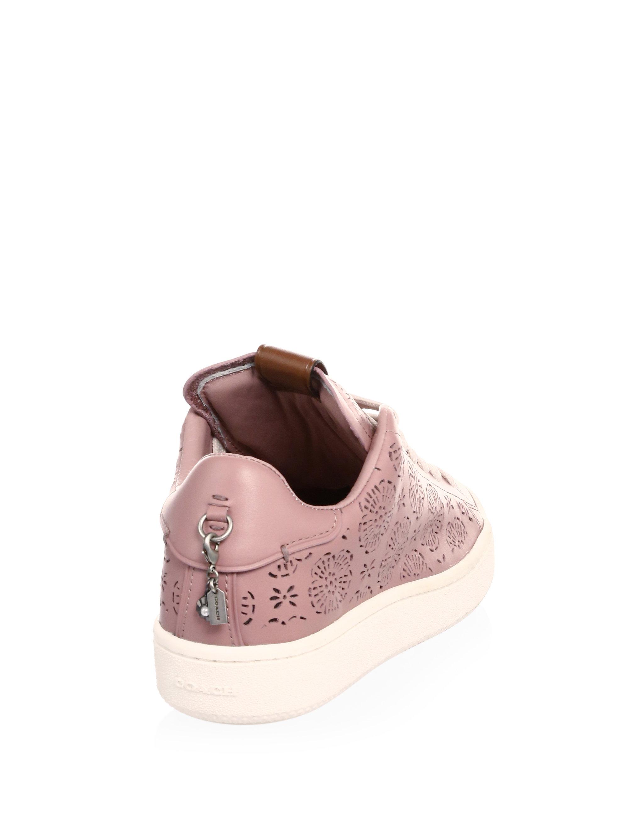 coach floral sneakers