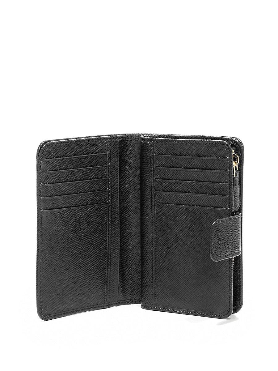 prada medium saffiano tab wallet