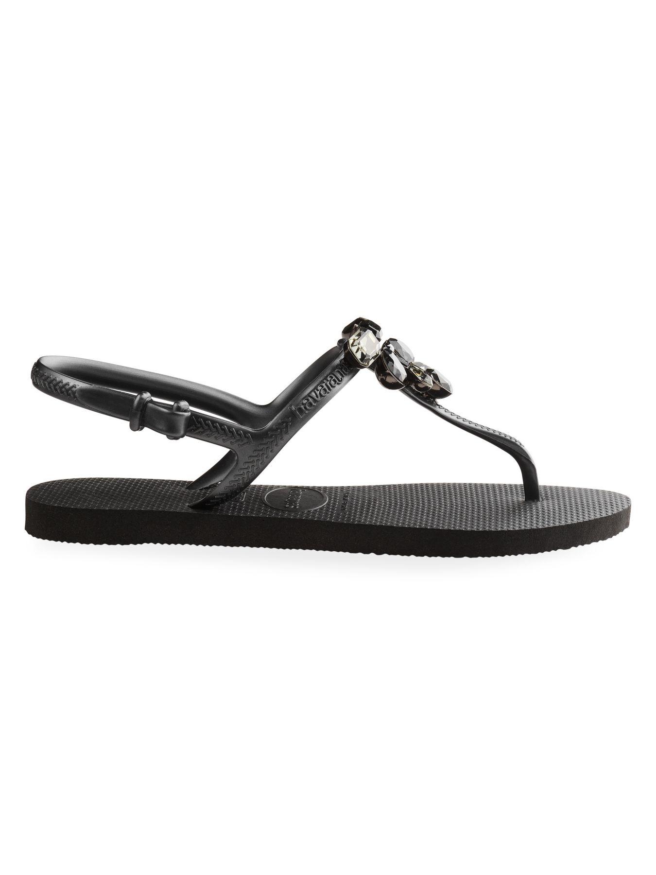 havaianas black crystal