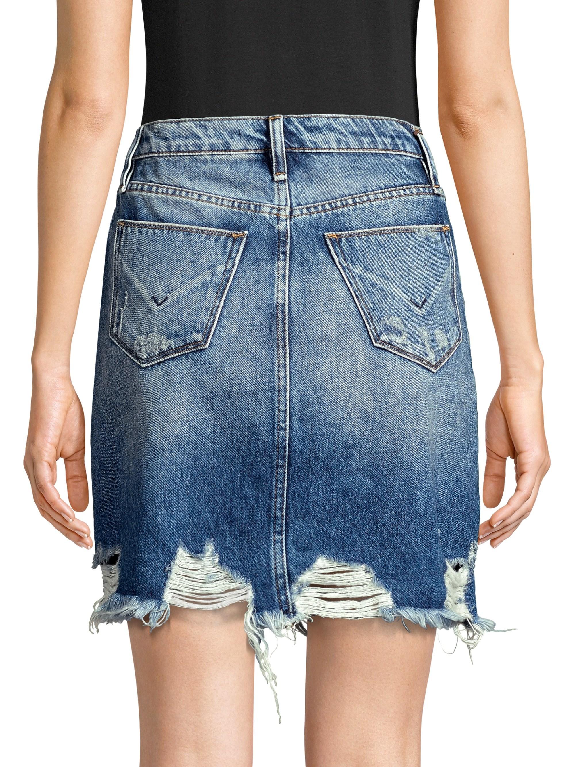 hudson lulu denim skirt