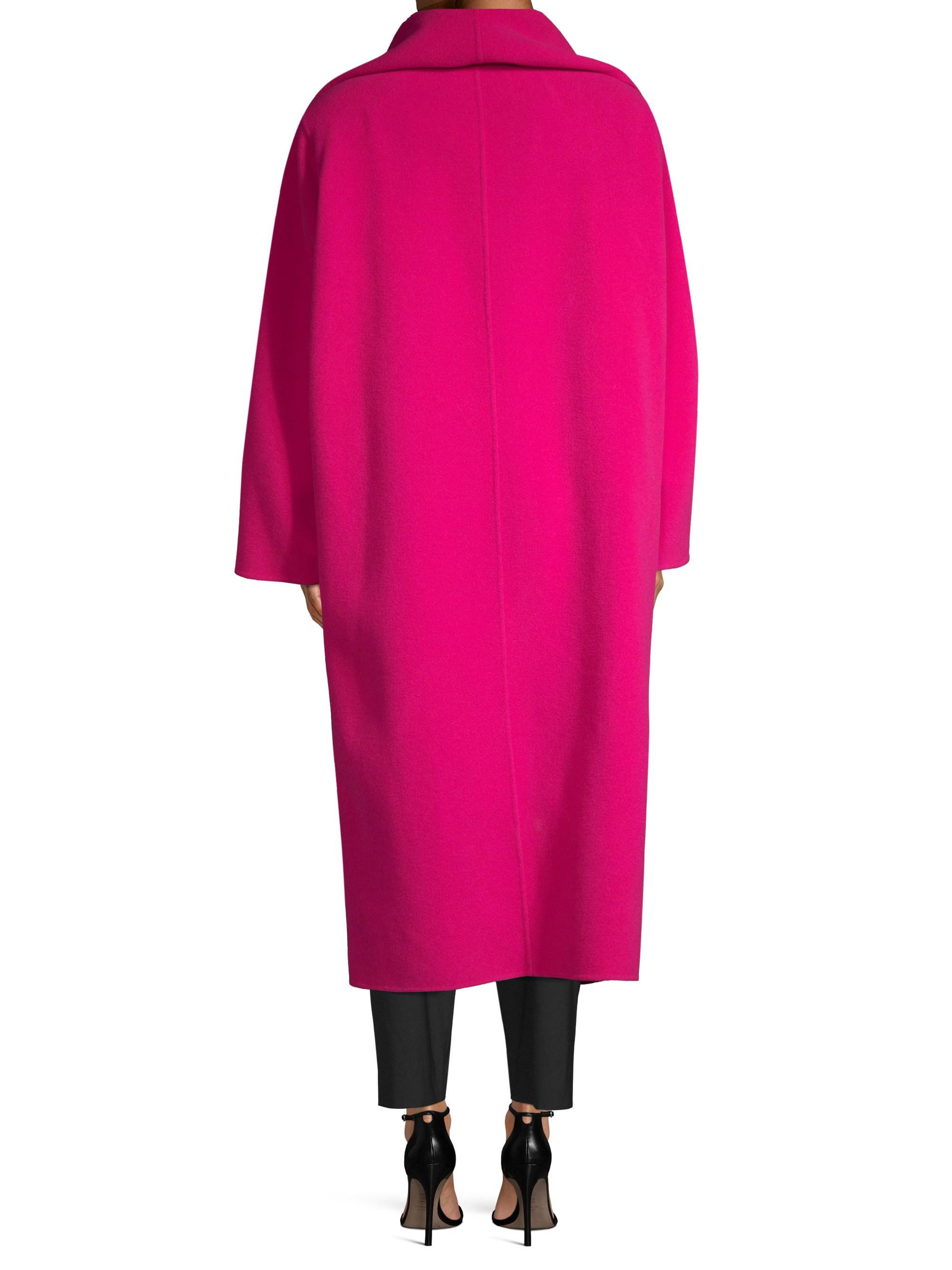 marc jacobs hot pink coat