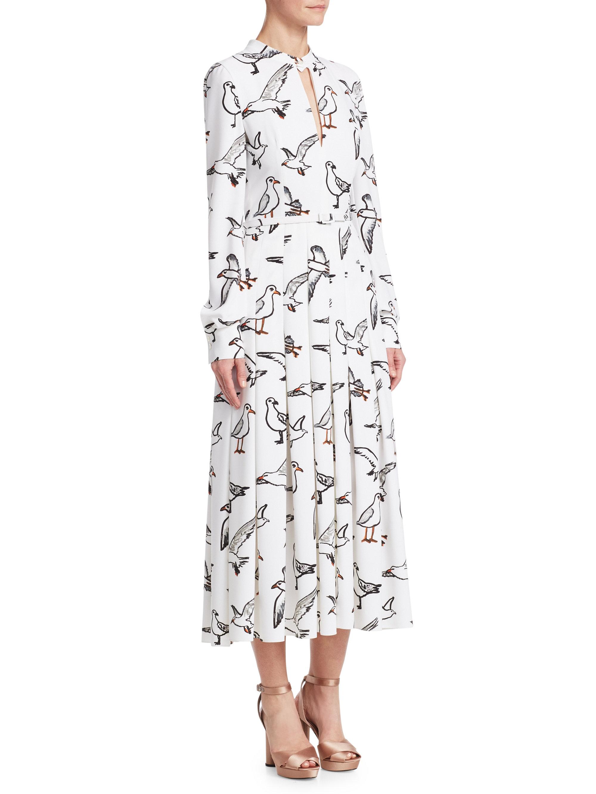 oscar de la renta shirt dress