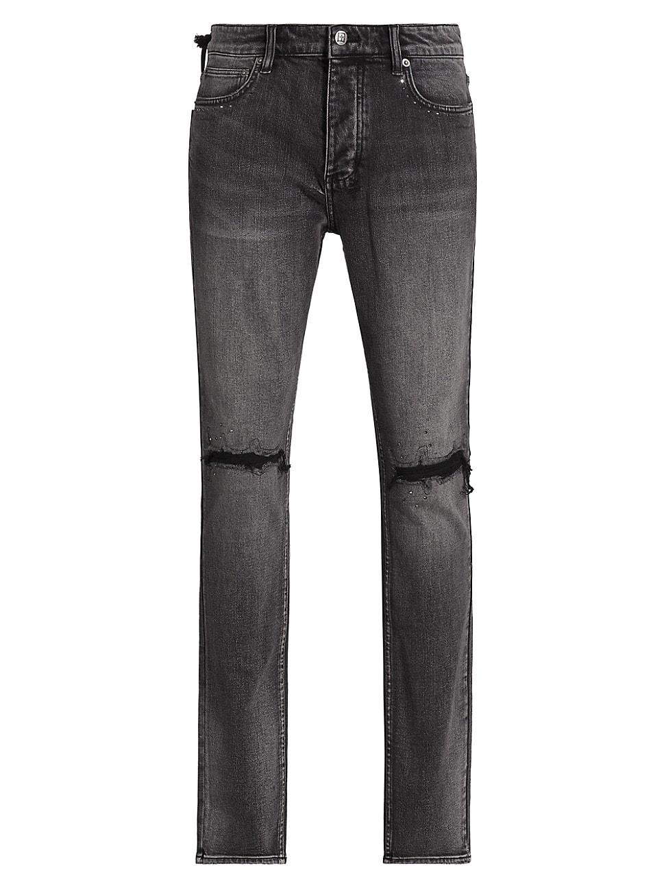 Ksubi Chitch Krystal Skinny Jeans in Gray for Men Lyst