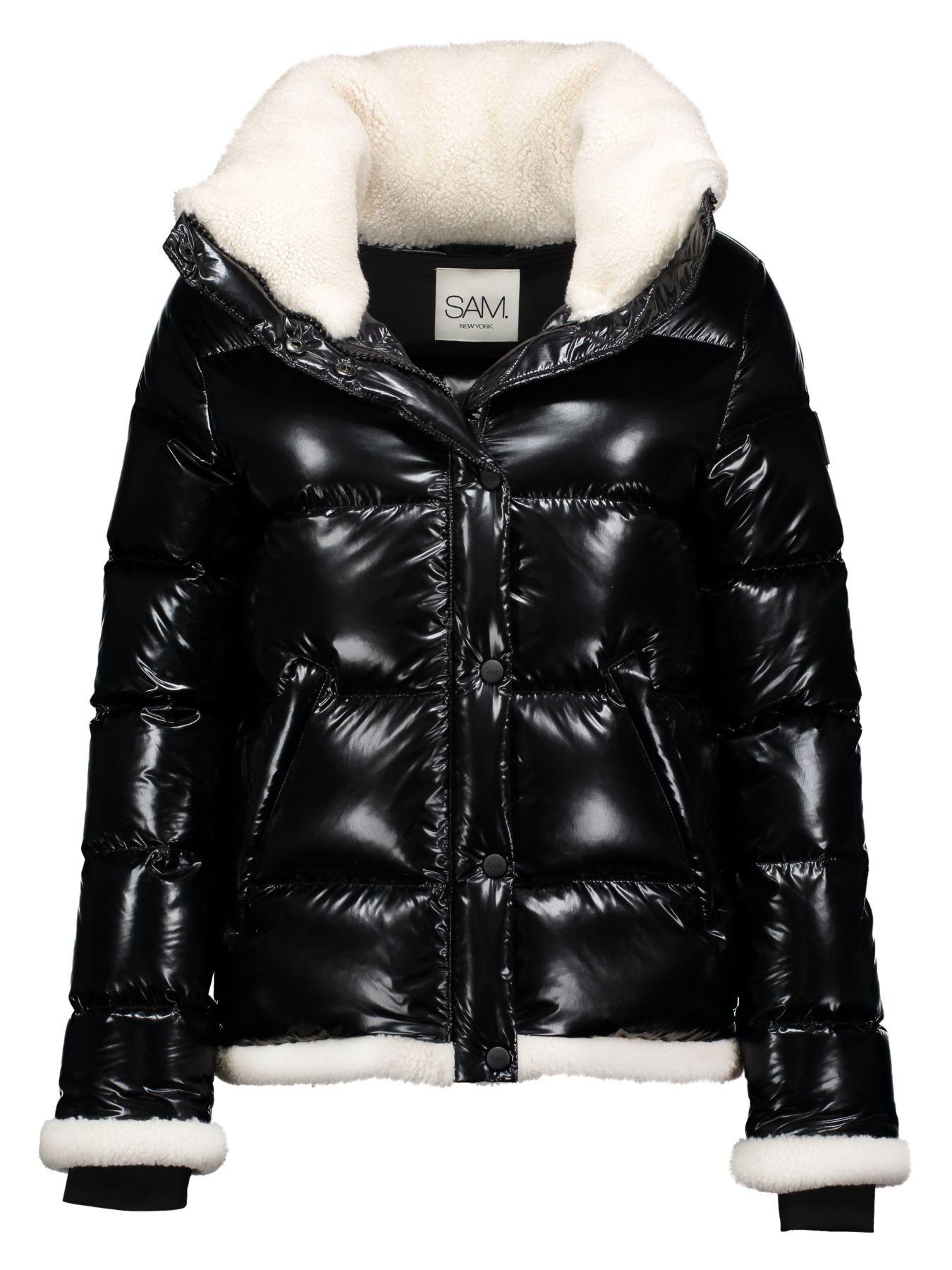 shearling puffer