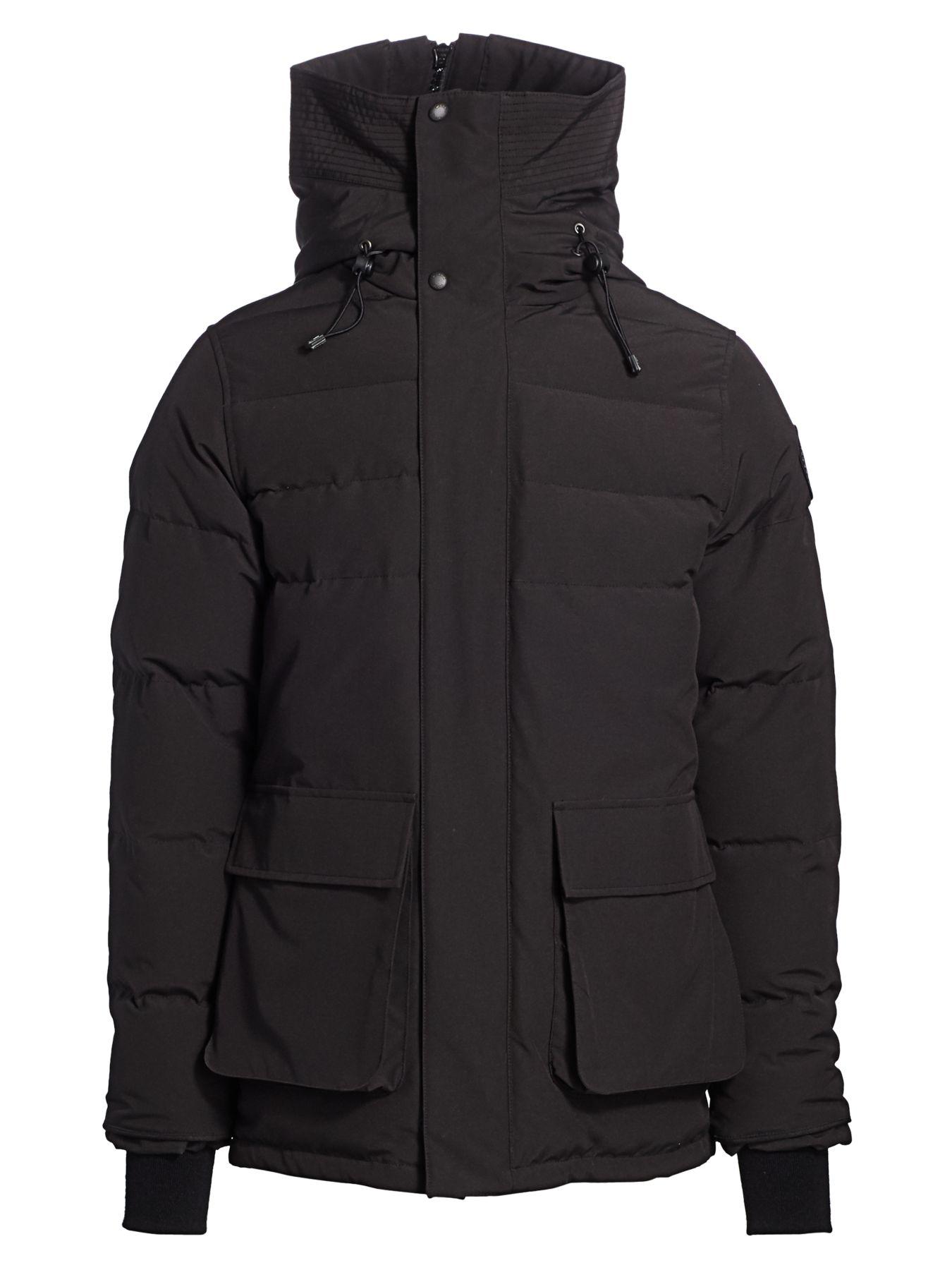 Canada Goose Synthetic Wedgemount Downfilled Parka in Black for Men Lyst