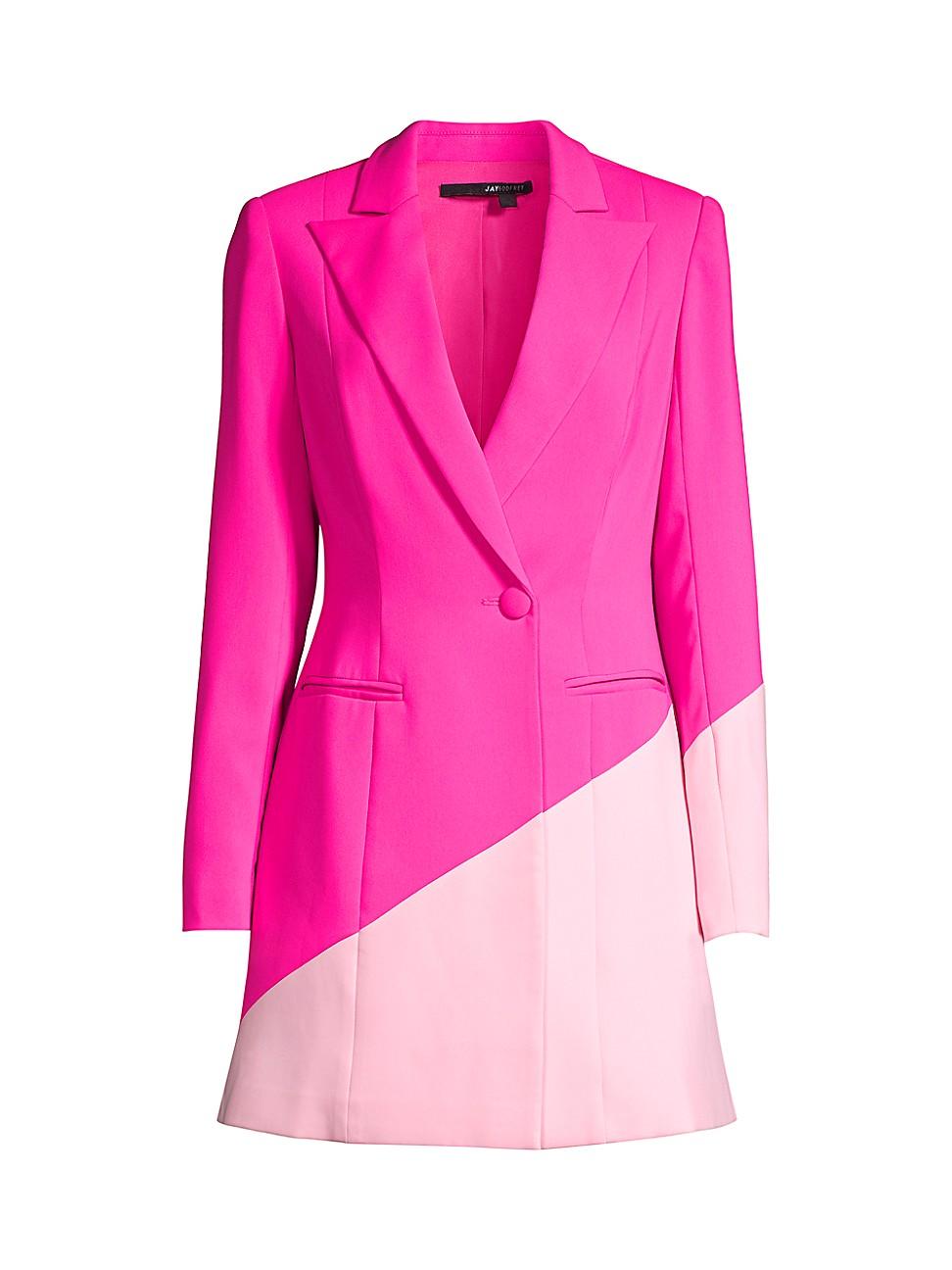 Jay Godfrey Ace Bright Blazer Dress in Pink | Lyst