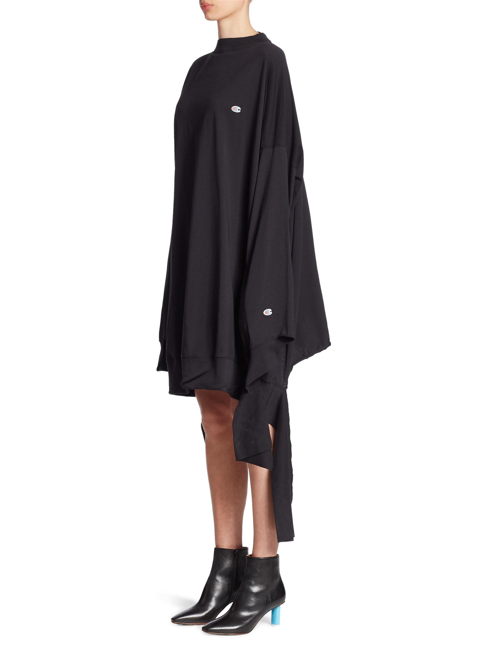 vetements x champion in progress hoodie